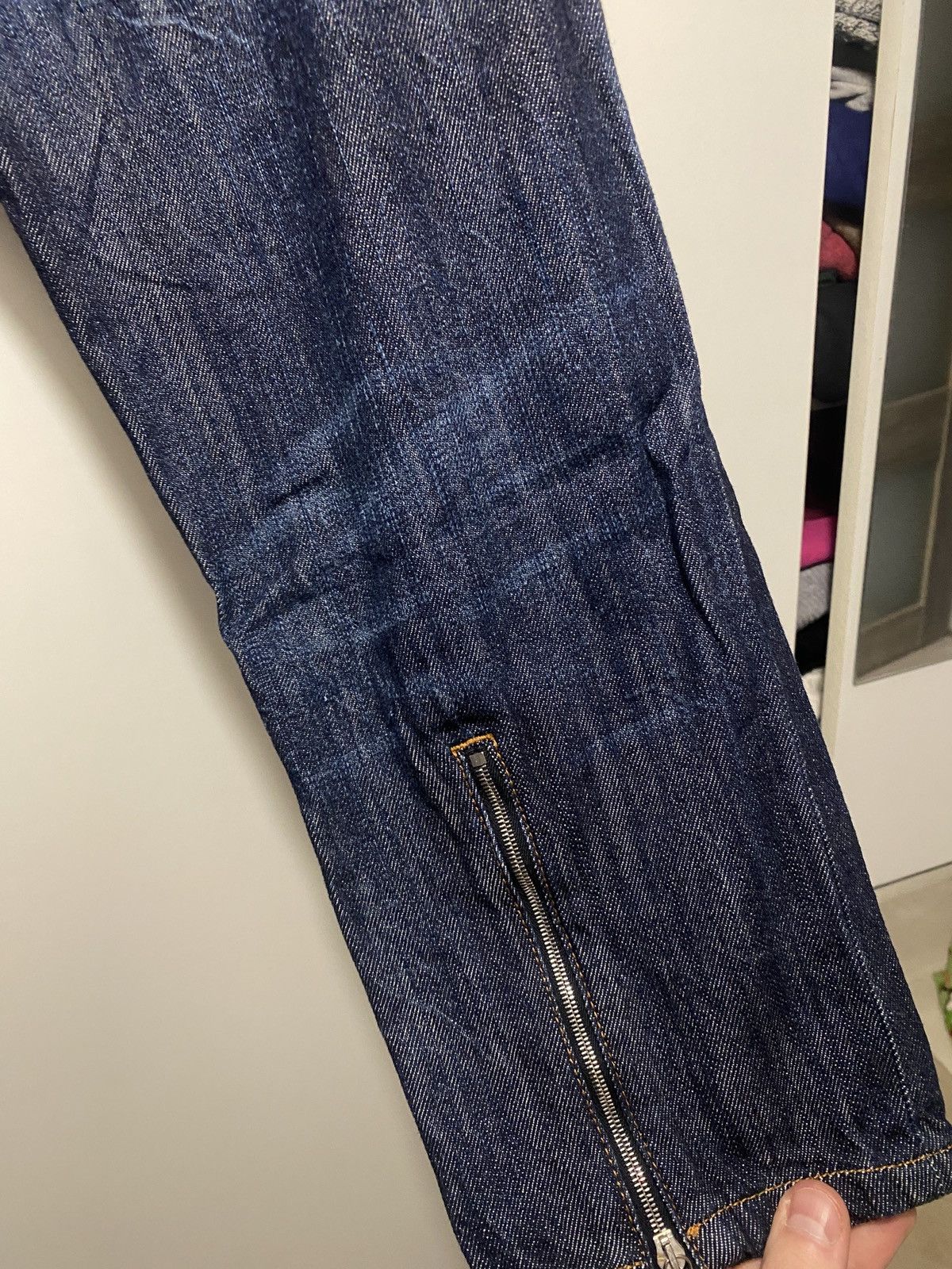Prada Prada luxury 3/4 denim jeans y2k straight fit Size 27" / US 4 / IT 40 - 14 Thumbnail