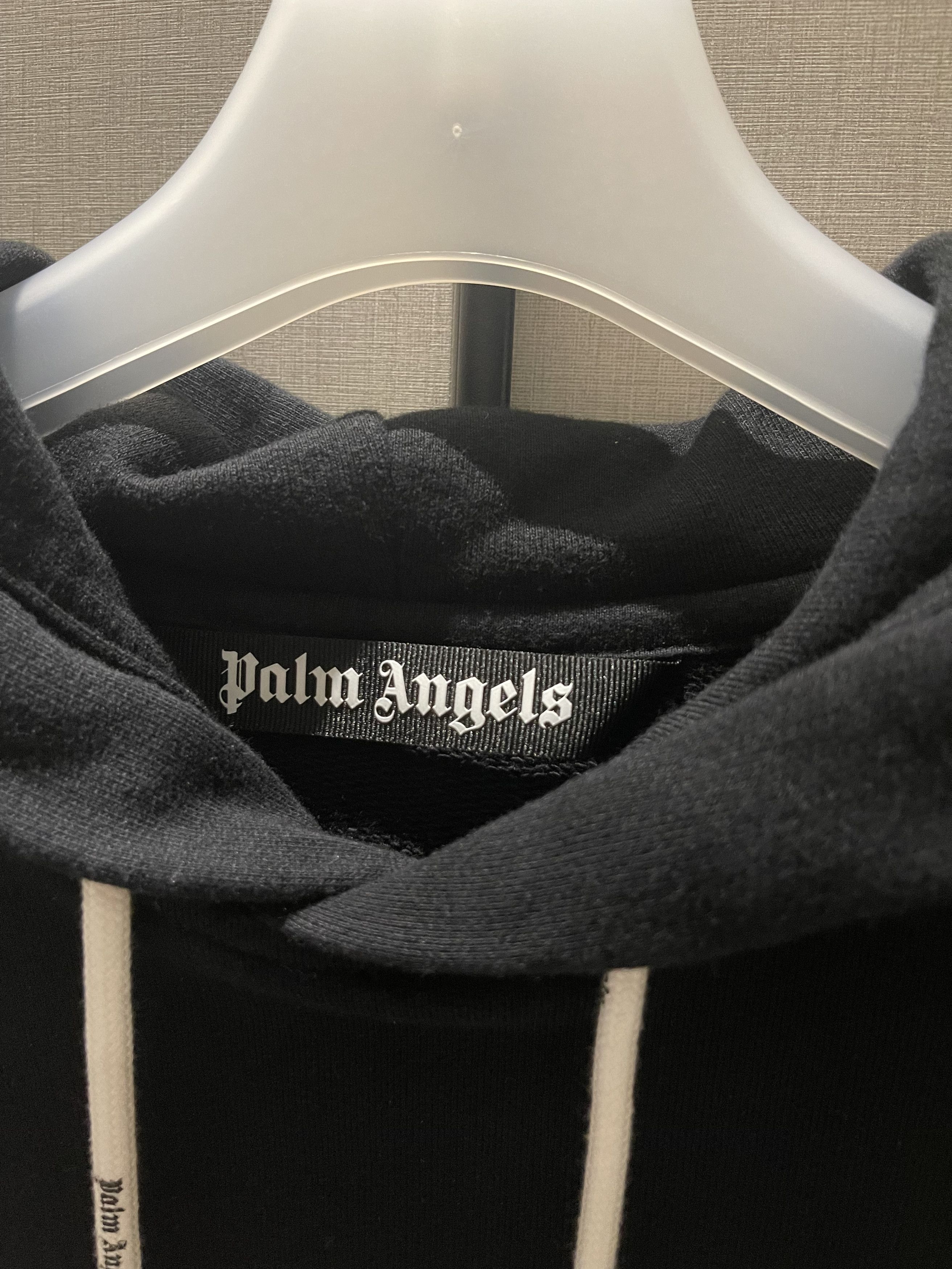 Palm Angels Palm Angels Fleece Track Hoody Black White Size US XS / EU 42 / 0 - 3 Thumbnail