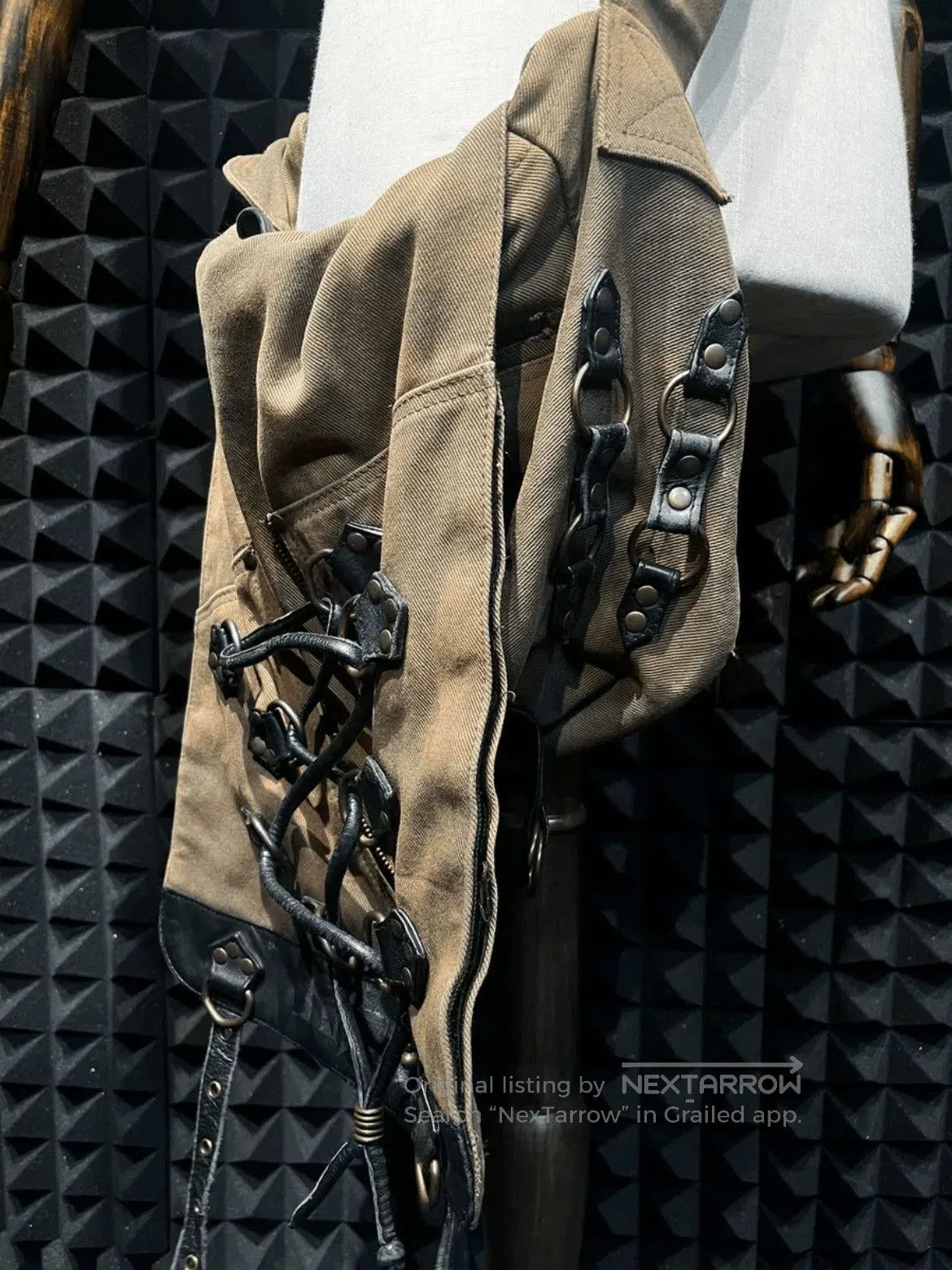 Vintage Avant Garde Industry Style Shoulder Bag. Size ONE SIZE - 5 Thumbnail