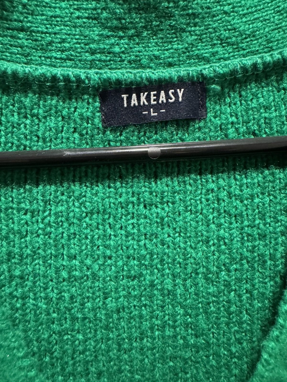 Japanese Brand Green takeasy cardigan Size US L / EU 52-54 / 3 - 2 Thumbnail