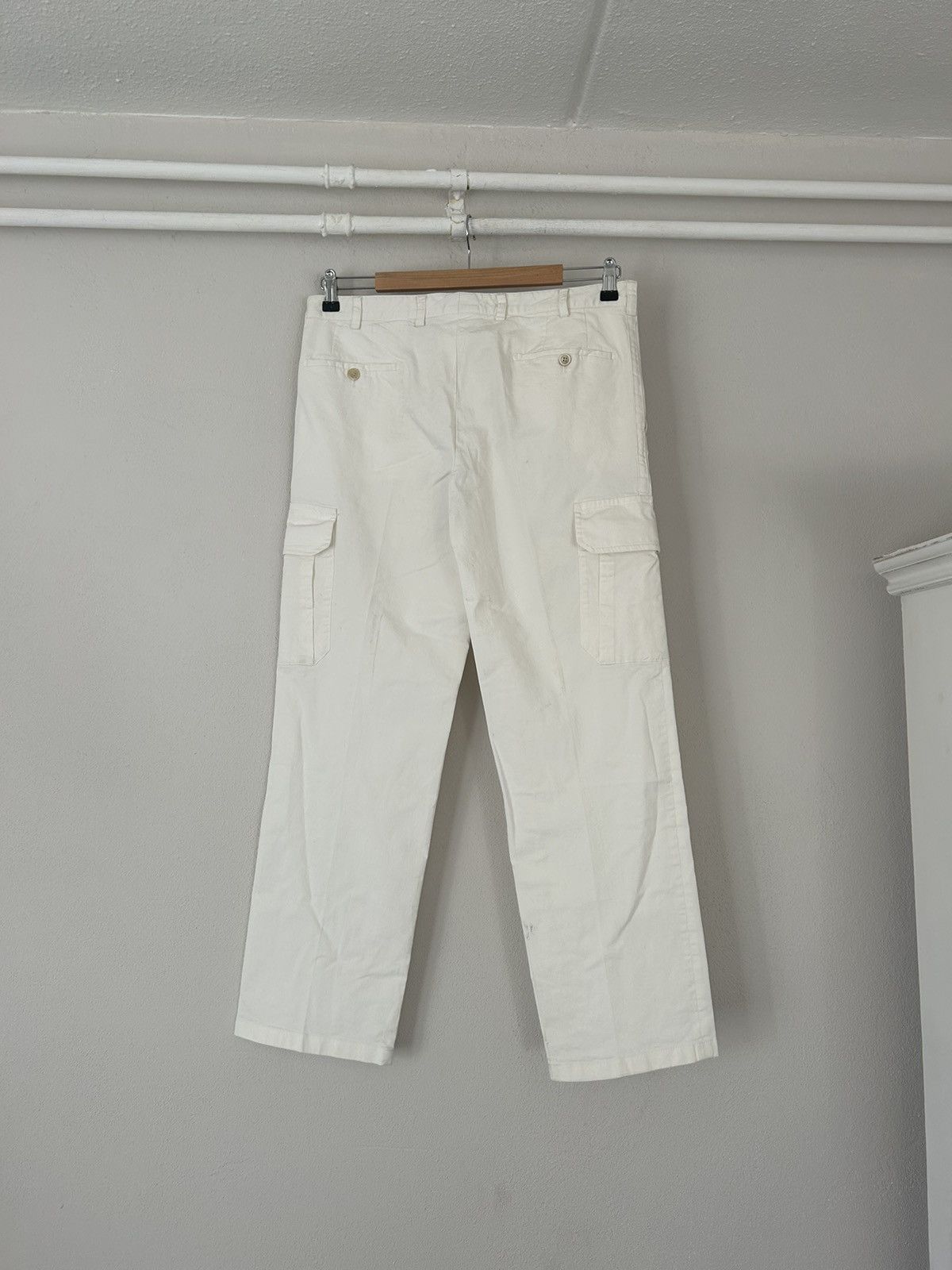 White Cargo Pants