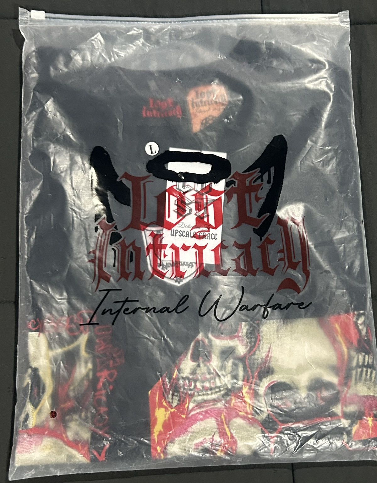 LOST INTRICACY Lost Intricacy Black "[20]16" Football Jersey Shirt size“Lg” Size US L / EU 52-54 / 3 - 16 Thumbnail
