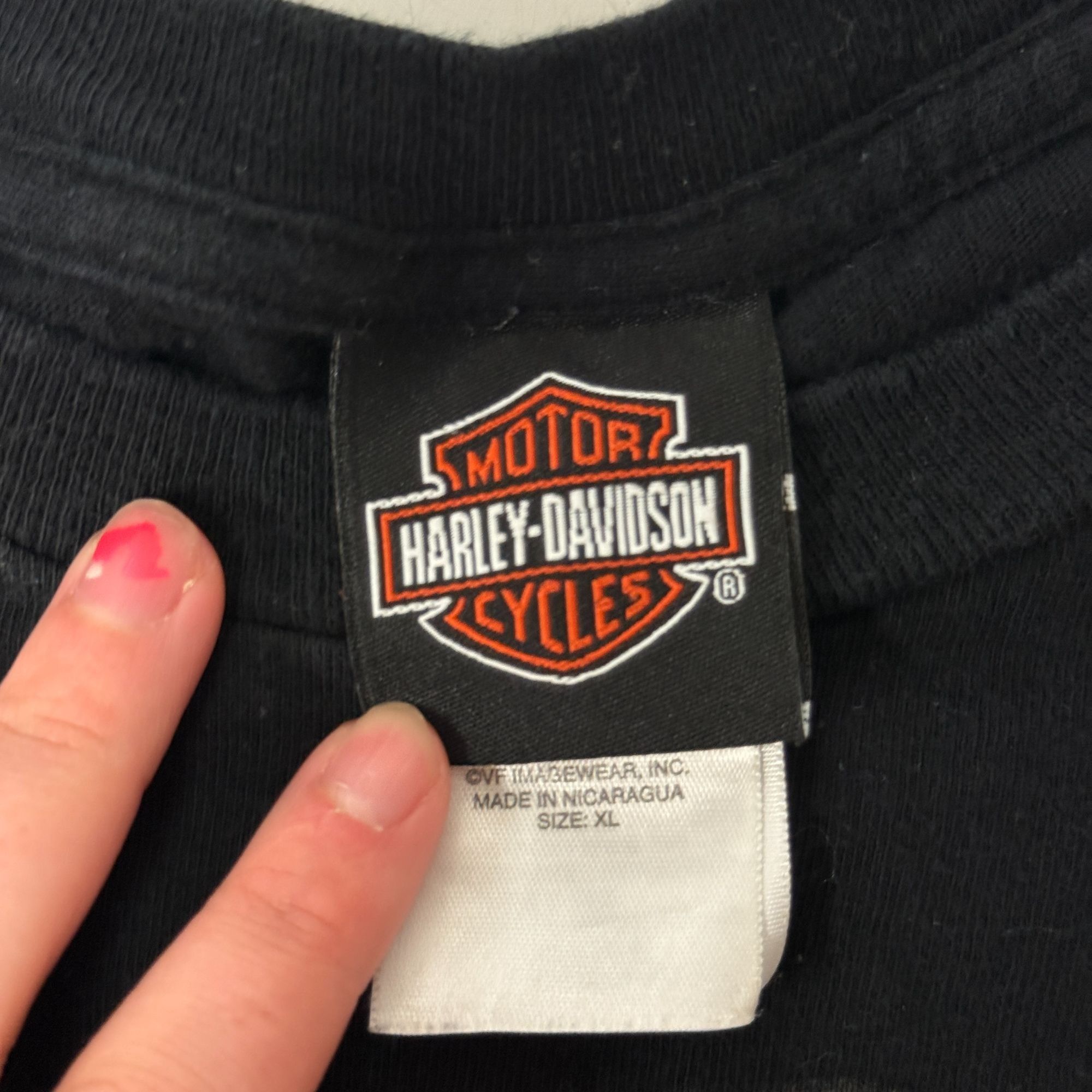 Harley Davidson Motorcycle ORLANDO Florida PIRATE Skull & Swords Biker Shirt Size US XL / EU 56 / 4 - 7 Thumbnail