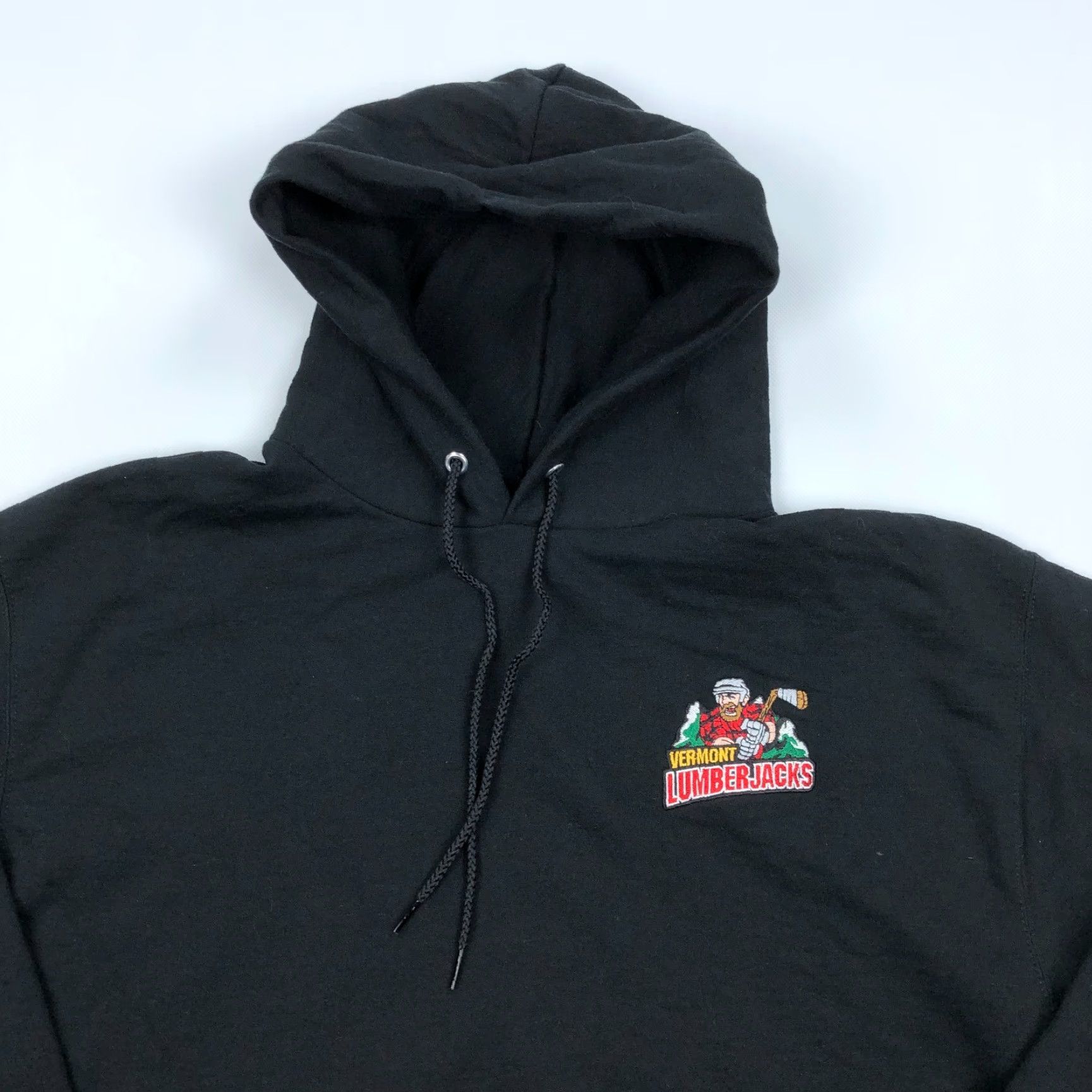 Champion Vermont Lumberjacks Hoodie Mens XL Hockey Champion Sweatshirt Black Size US XL / EU 56 / 4 - 2 Thumbnail