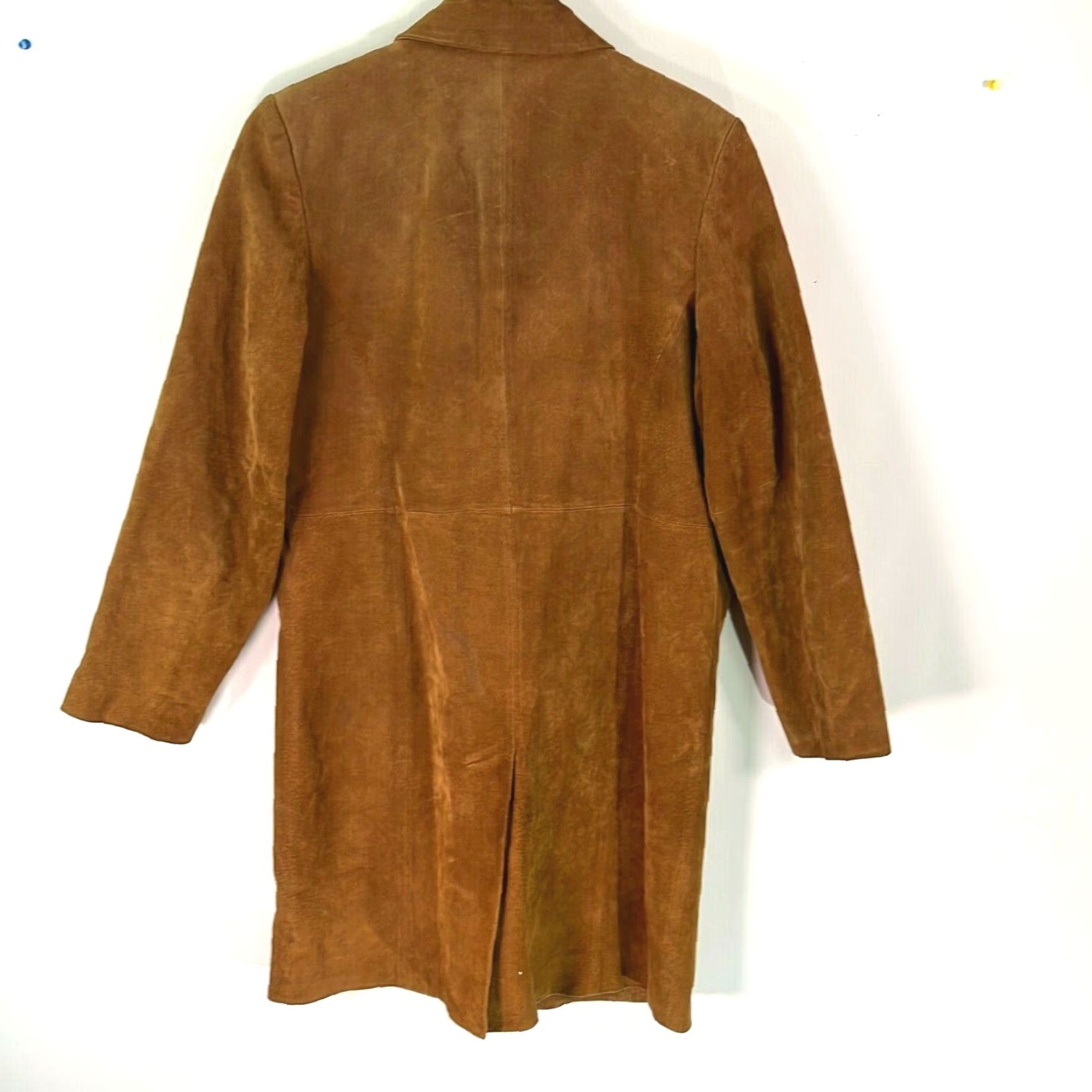 Vintage VINTAGE Cote Femme Brown Pigskin Mid-Length Jacket Size 12 Women Long Sleeve Classic Casual Buttons Size XL / US 12-14 / IT 48-50 - 2 Thumbnail