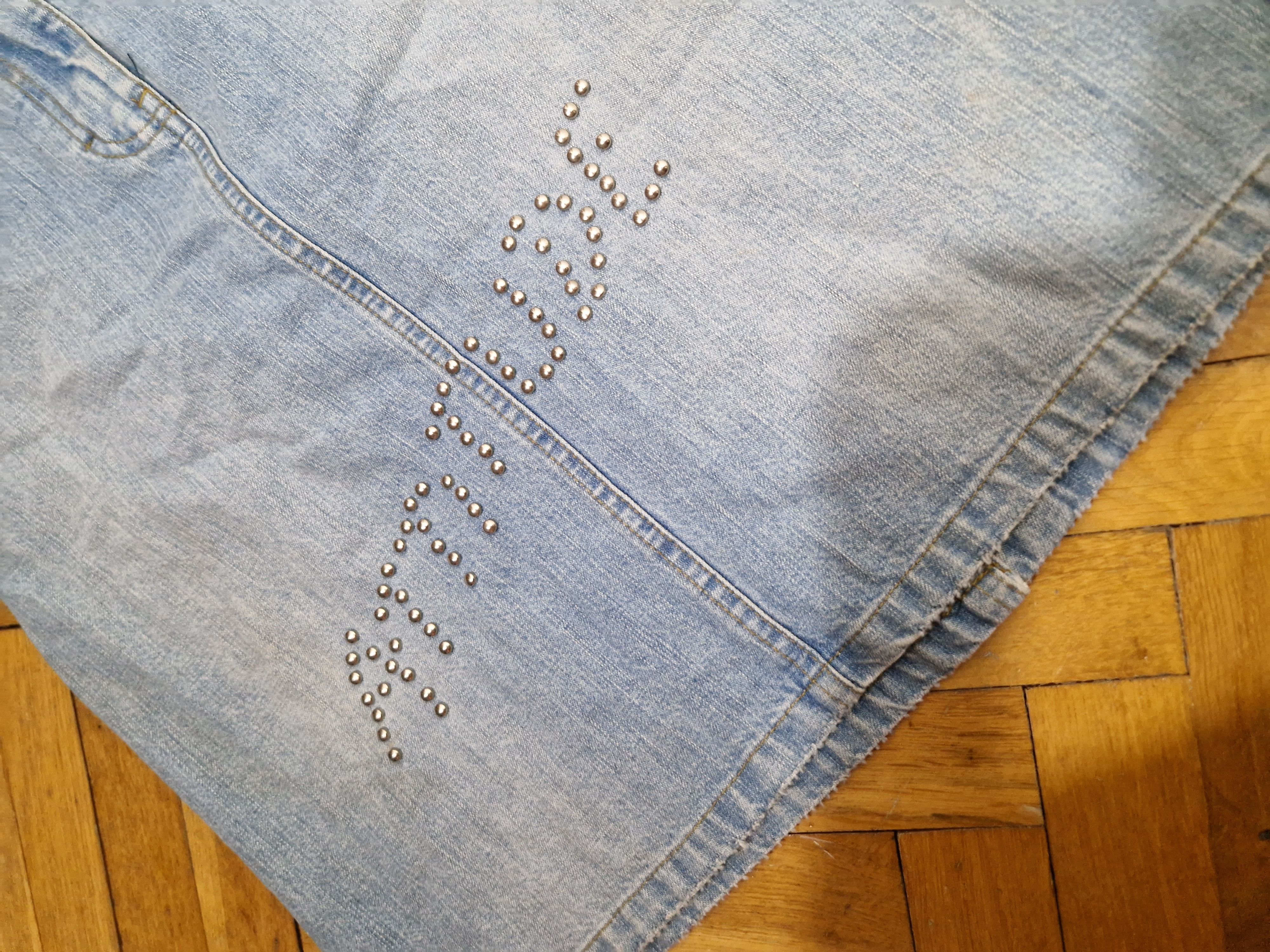If Six Was Nine × Vintage vintage y2k attitude avant garde japanese denim mini skirt Size 26" / US 2 / IT 38 - 5 Thumbnail