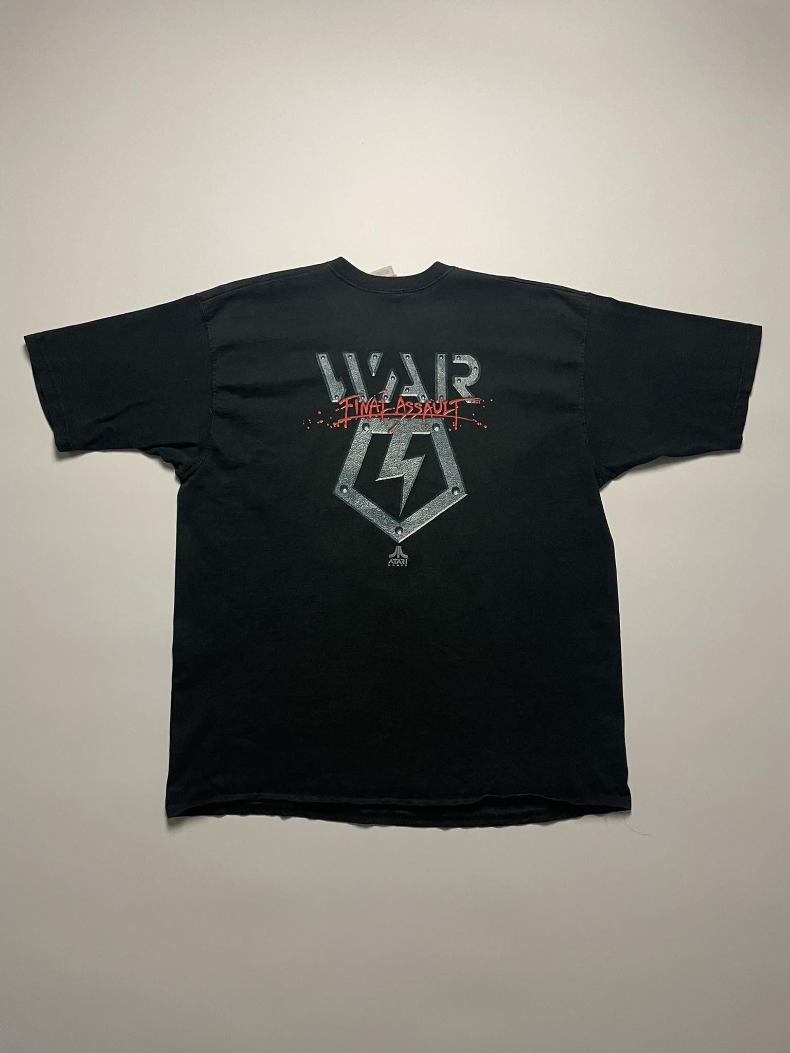 Vintage Vintage War Final Assault Atari Video Game Shirt Size US XL / EU 56 / 4 - 2 Thumbnail