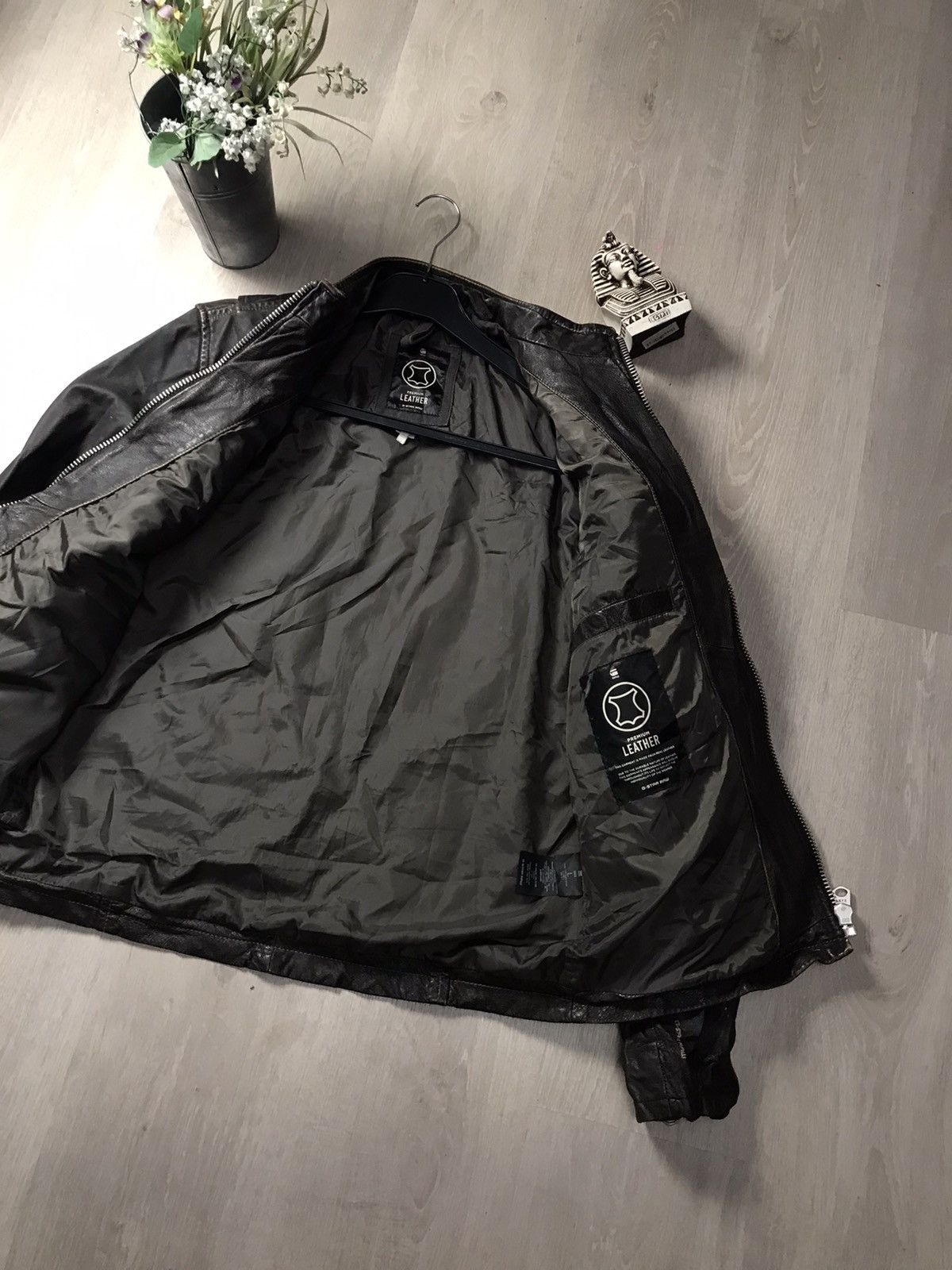 G-Star G Star Raw Engine Leather JKT Y2K Rare Hype Size US L / EU 52-54 / 3 - 8 Thumbnail