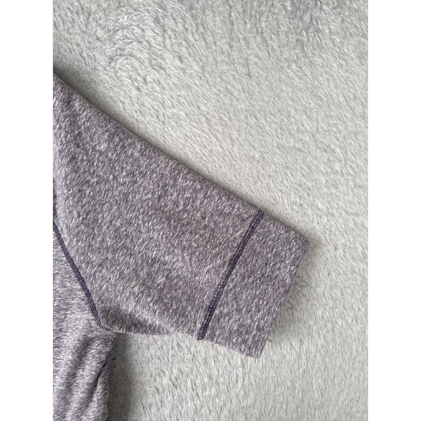 Athleta Athleta Womens 2X Purple Cowl Neck Short Sleeve Pullover Hoodie Sweatshirt Top Heather Activewear Pullover Raglan Sleeve Logo Size XXL / US 16-18 / IT 52-54 - 2 Thumbnail