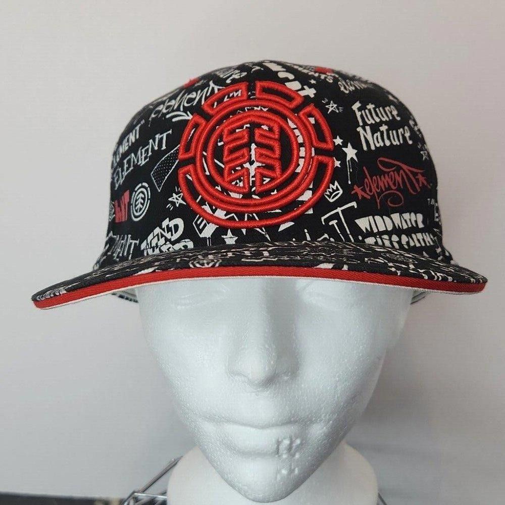 Element Element Red Black White Cap OS Size ONE SIZE - 1 Thumbnail