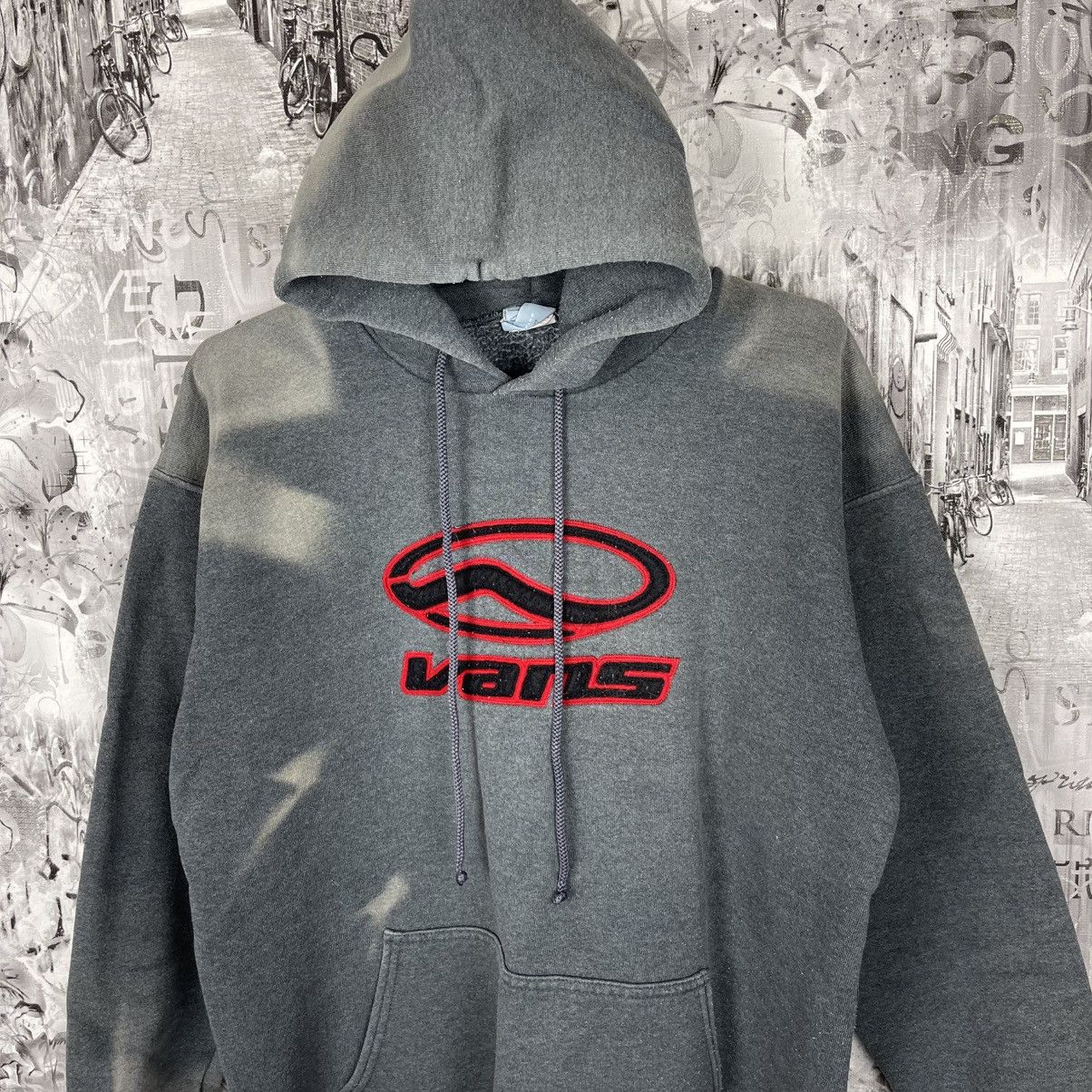 Vans Faded Vintage Vans Hoodie Big Logo Embroidered Size US M / EU 48-50 / 2 - 2 Thumbnail