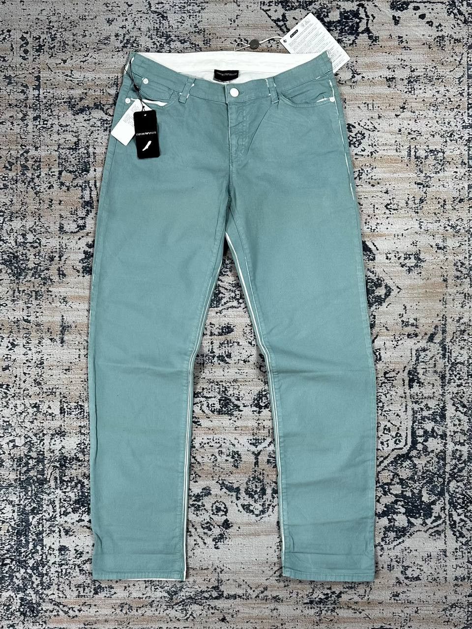 Armani Rare NEW Armani Jeans Painted White Pants Size 27" / US 4 / IT 40 - 2 Thumbnail