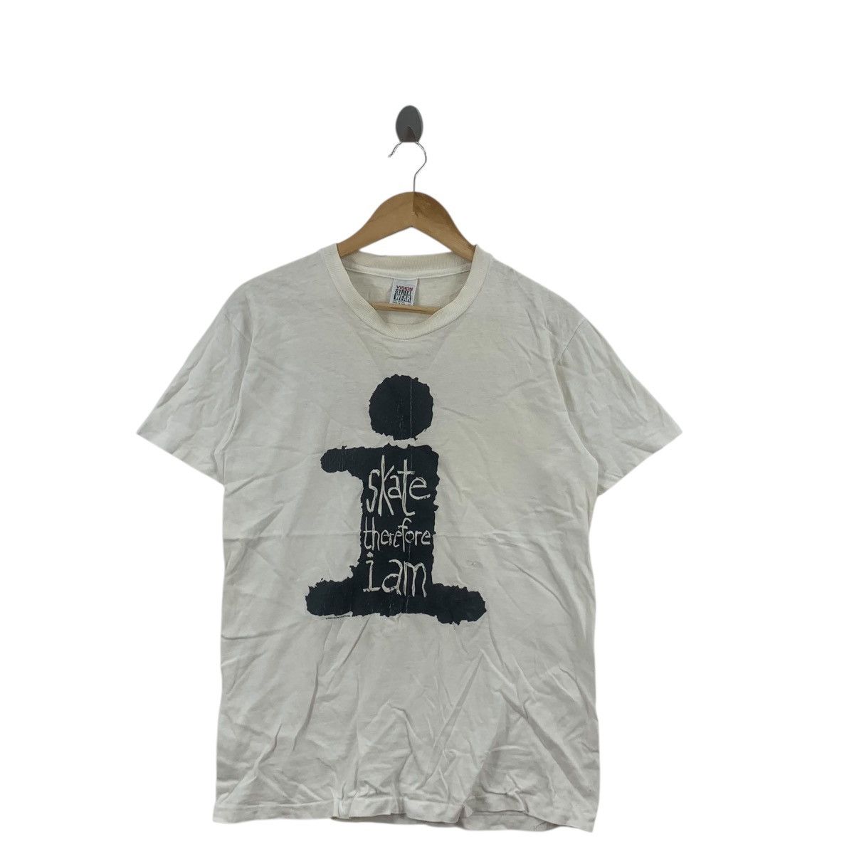 Vision Streetwear Vintage 1988 VISION SKATEBOARD I Skate I Am Tee Shirt Street Size US M / EU 48-50 / 2 - 3 Thumbnail