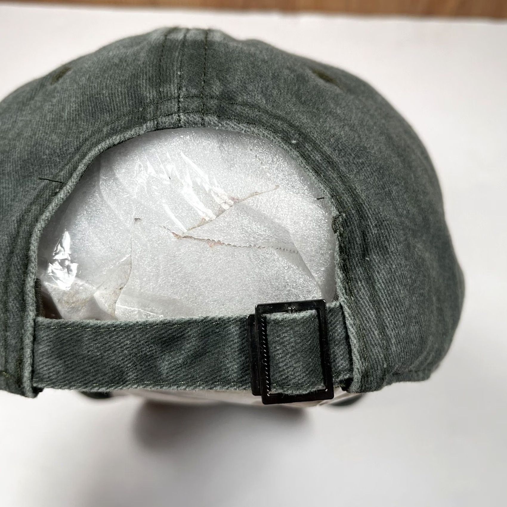 Vintage Adjustable Gray Strapback Baseball Cap Adult Unisex Size ONE SIZE - 7 Thumbnail
