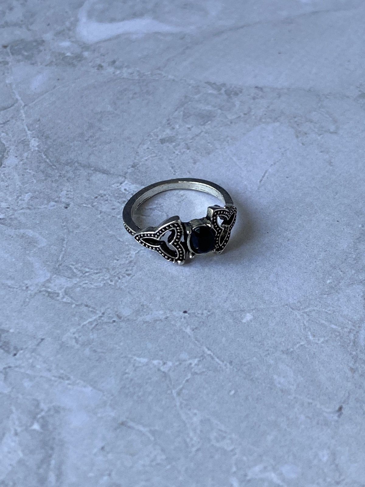 Japanese Brand × Jewelry × Vintage Vintage Ornate Drop Motif Ring - Retro Style Size ONE SIZE - 5 Thumbnail