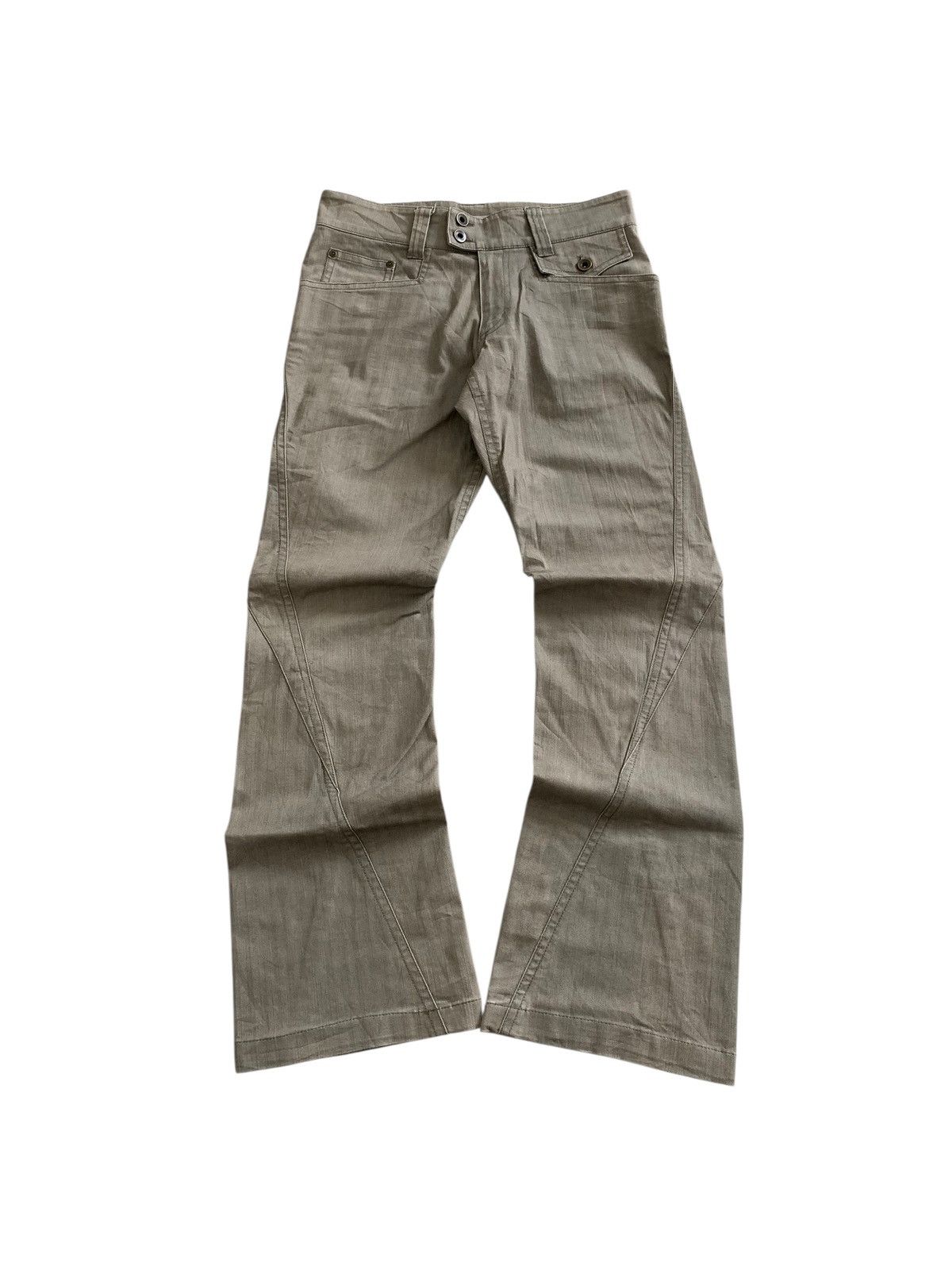 Michel Klein Michel Klein Homme Paris Spiral Flared Jeans Size US 28 / EU 44 - 7 Thumbnail