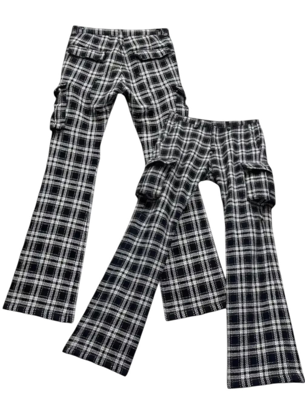 Japanese Brand BLUTENBLATT Punk Gothic Flare Angola Twill Weave Wool Cargo Size US 29 - 1 Thumbnail