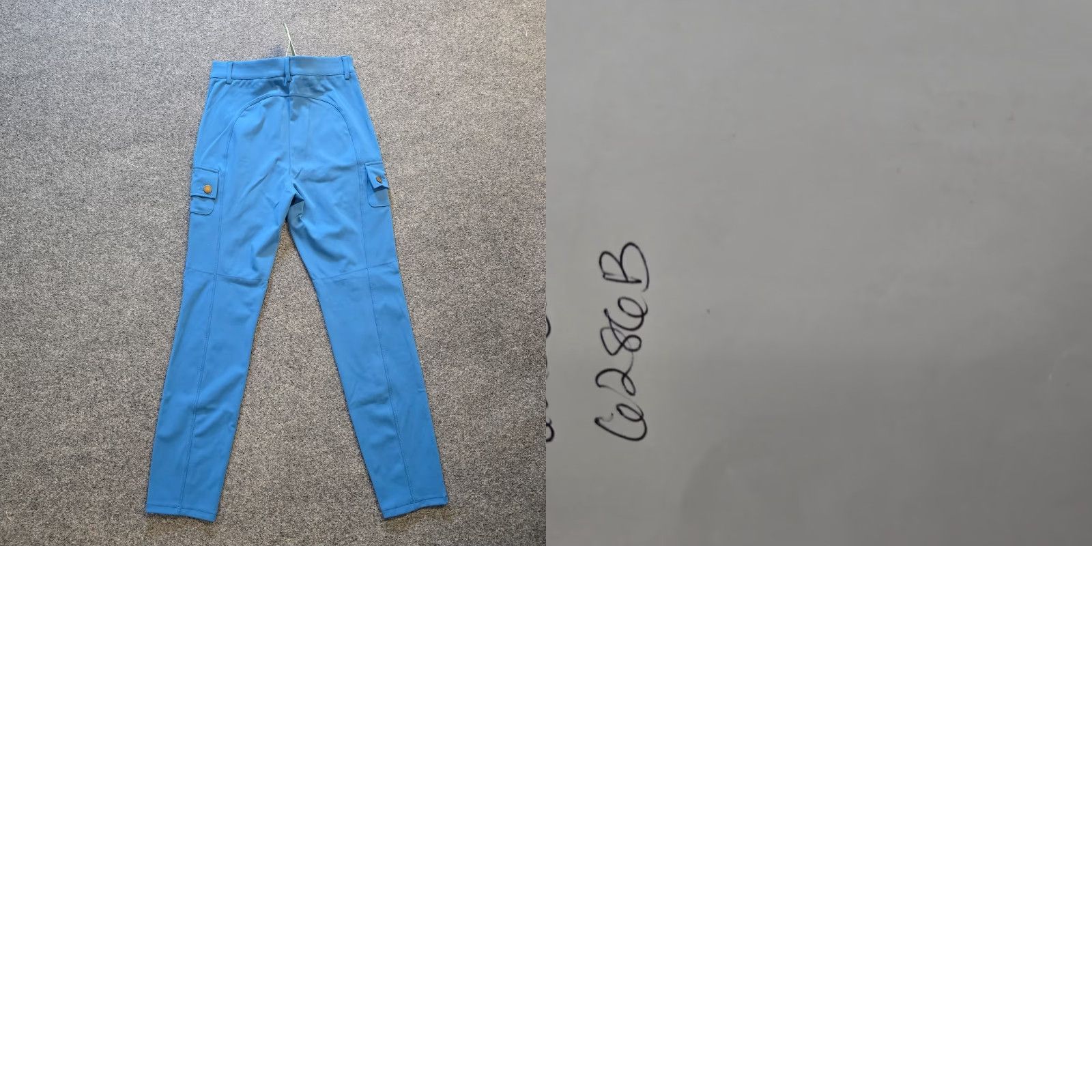 Vintage Halara Pants Womens Size Small Blue Stretch Skinny Cargo High Waist Ankle Casual Size 28" / US 6 / IT 42 - 8 Thumbnail