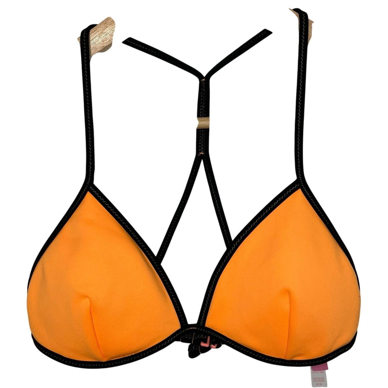 Victoria's Secret Victoria's Secret Orange Bikini Top M Triangle Racerback Size M / US 6-8 / IT 42-44 - 1 Thumbnail