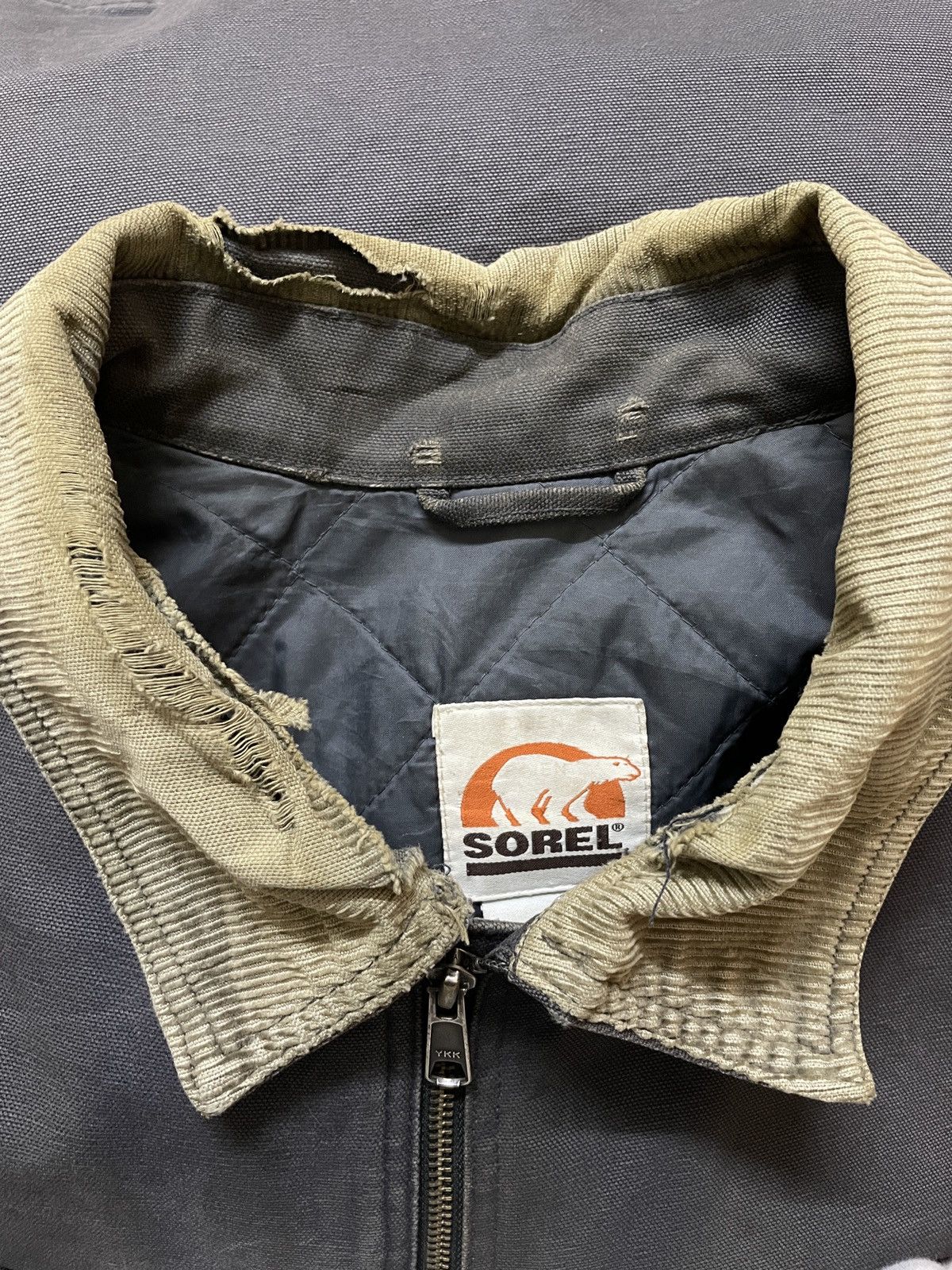 SOREL × Vintage Vintage Brand Sorel Dark Canvas Jacket 1990s Size US XXL / EU 58 / 5 - 11 Thumbnail