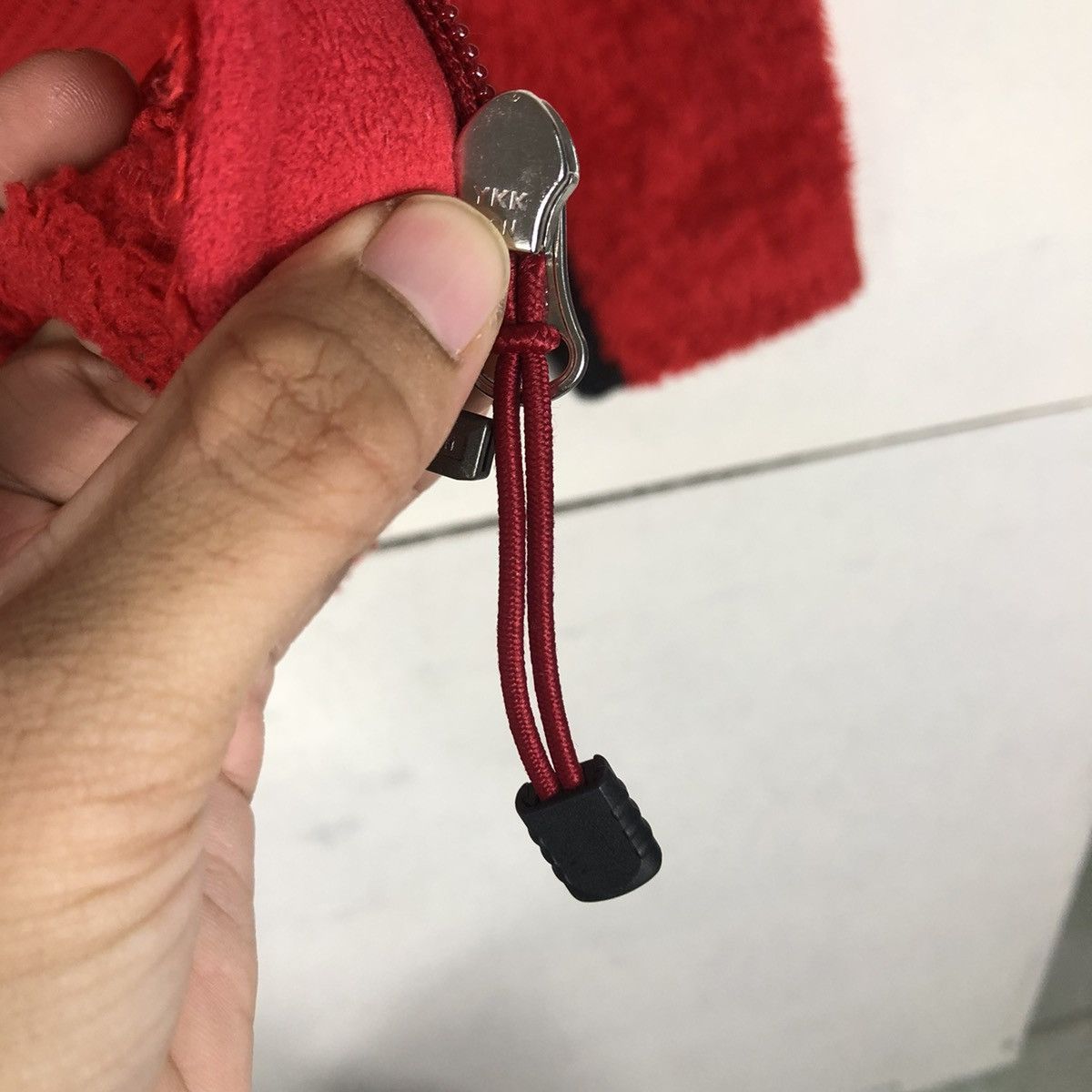 Japanese Brand 📌VINTAGE ZIPPER FLEECE JACKET EDWIN RARE RICH RED Size US XL / EU 56 / 4 - 18 Thumbnail