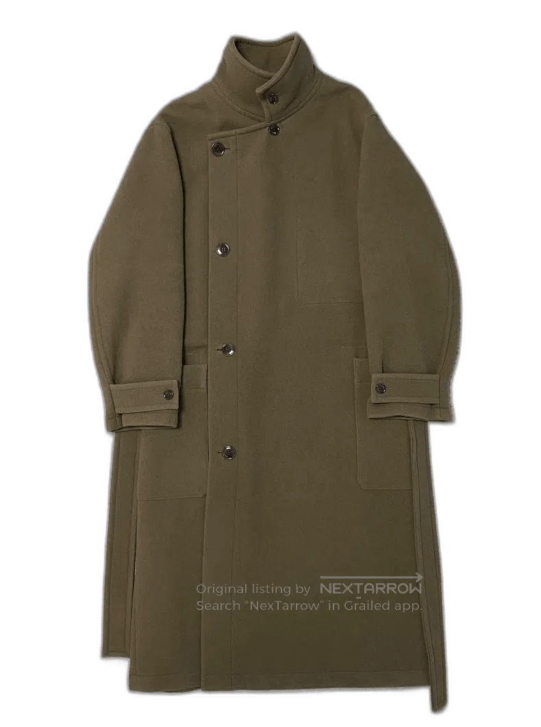 Lemaire Lemaire WARP Coat in Squirrel Green. Size US M / EU 48-50 / 2 - 1 Thumbnail