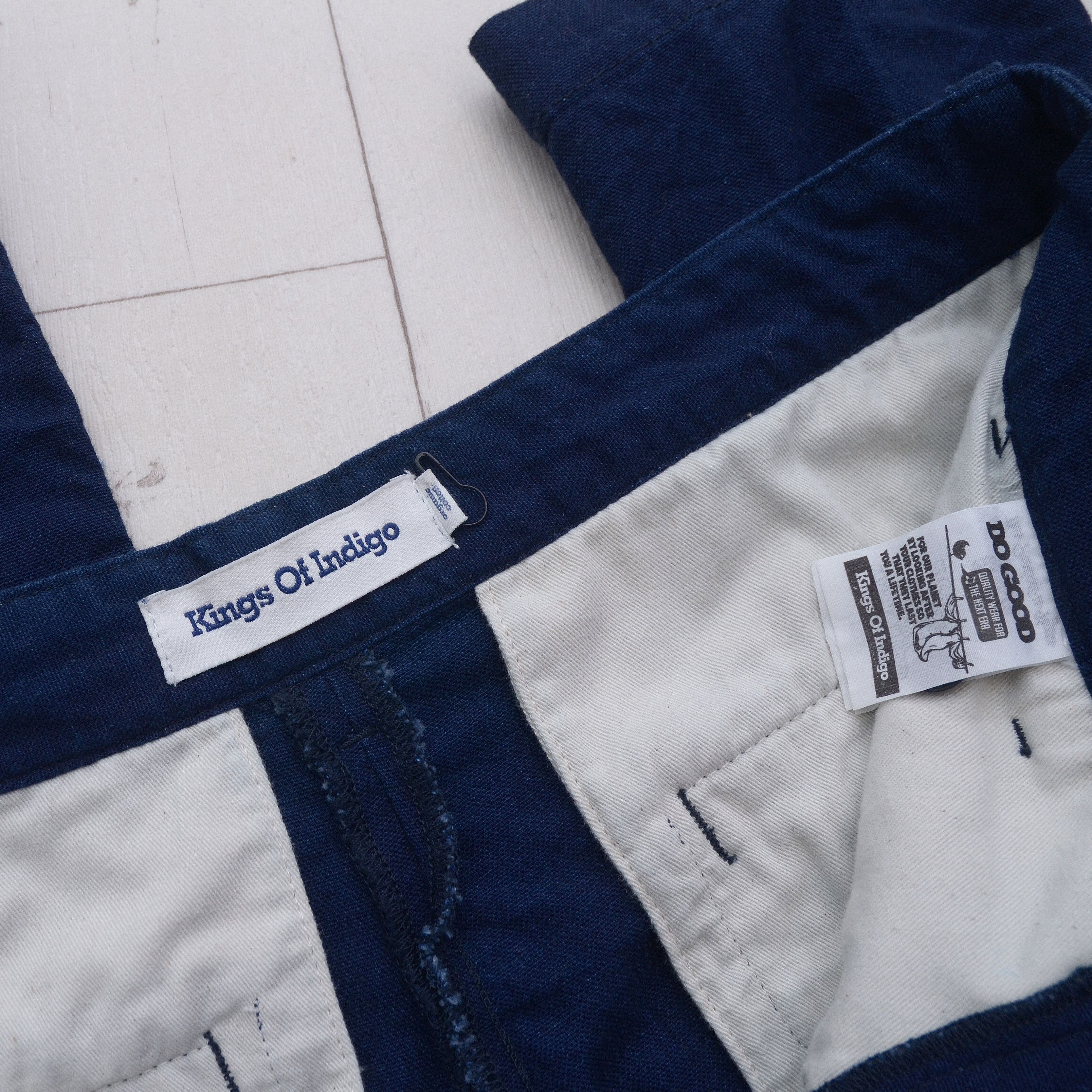 Indigo × Kings Of Indigo KINGS OF INDIGO Denim Pants Jeans Rare Designer Size US 33 - 9 Thumbnail
