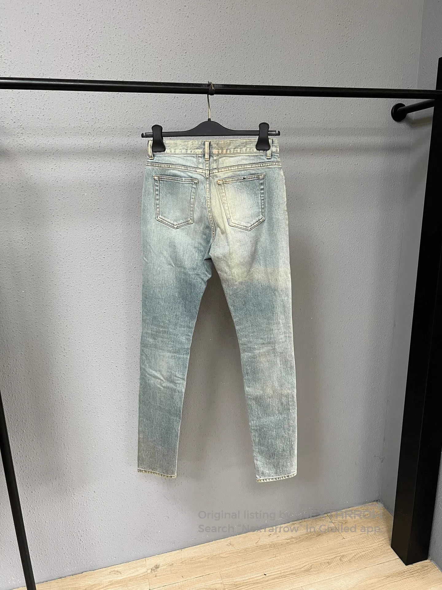 Saint Laurent Paris SLP Distressed Washed Jeans. Size 26" / US 2 / IT 38 - 2 Thumbnail