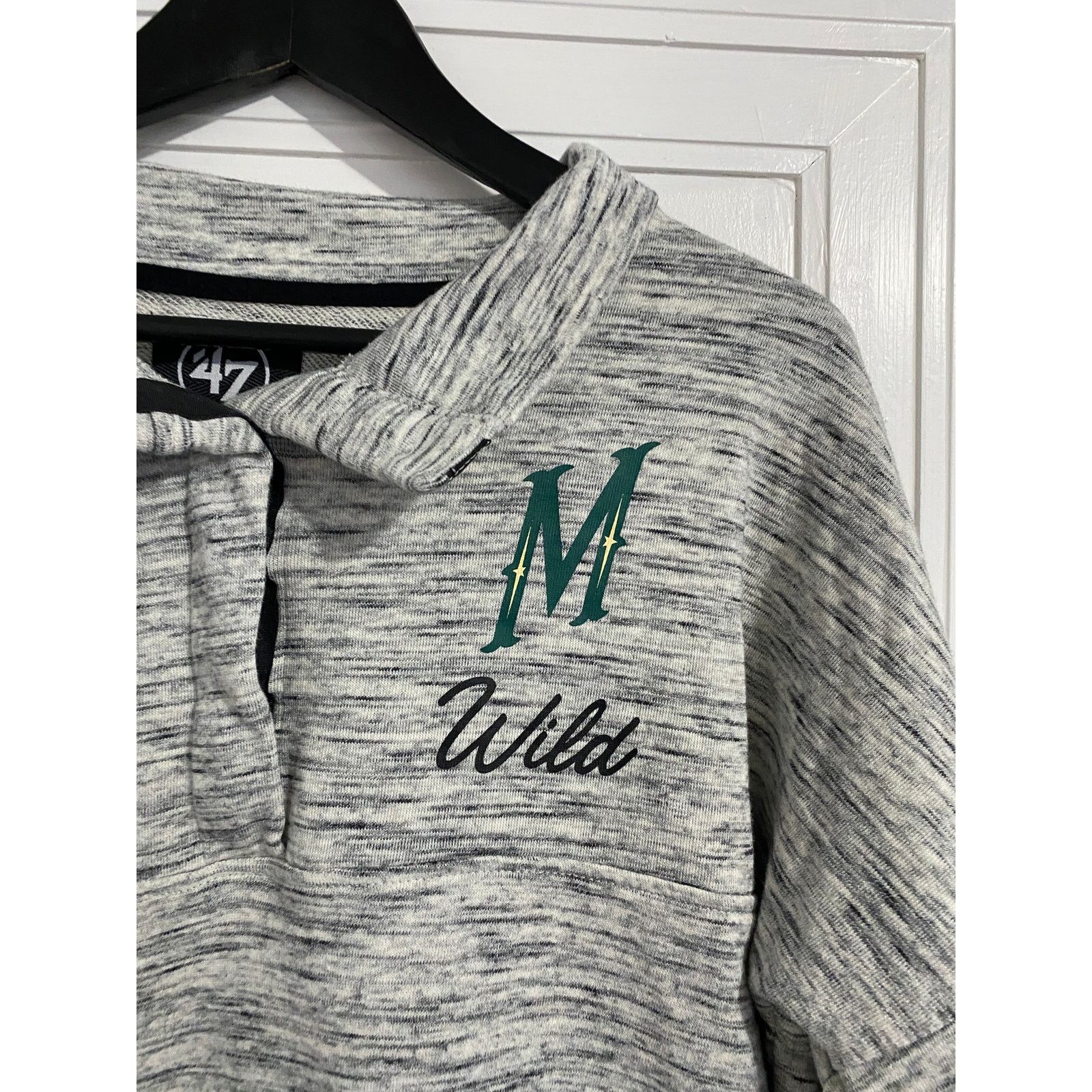 47 Brand Minnesota Wild Women's Snap-Button Sweatshirt Size XL Size XL / US 12-14 / IT 48-50 - 2 Thumbnail