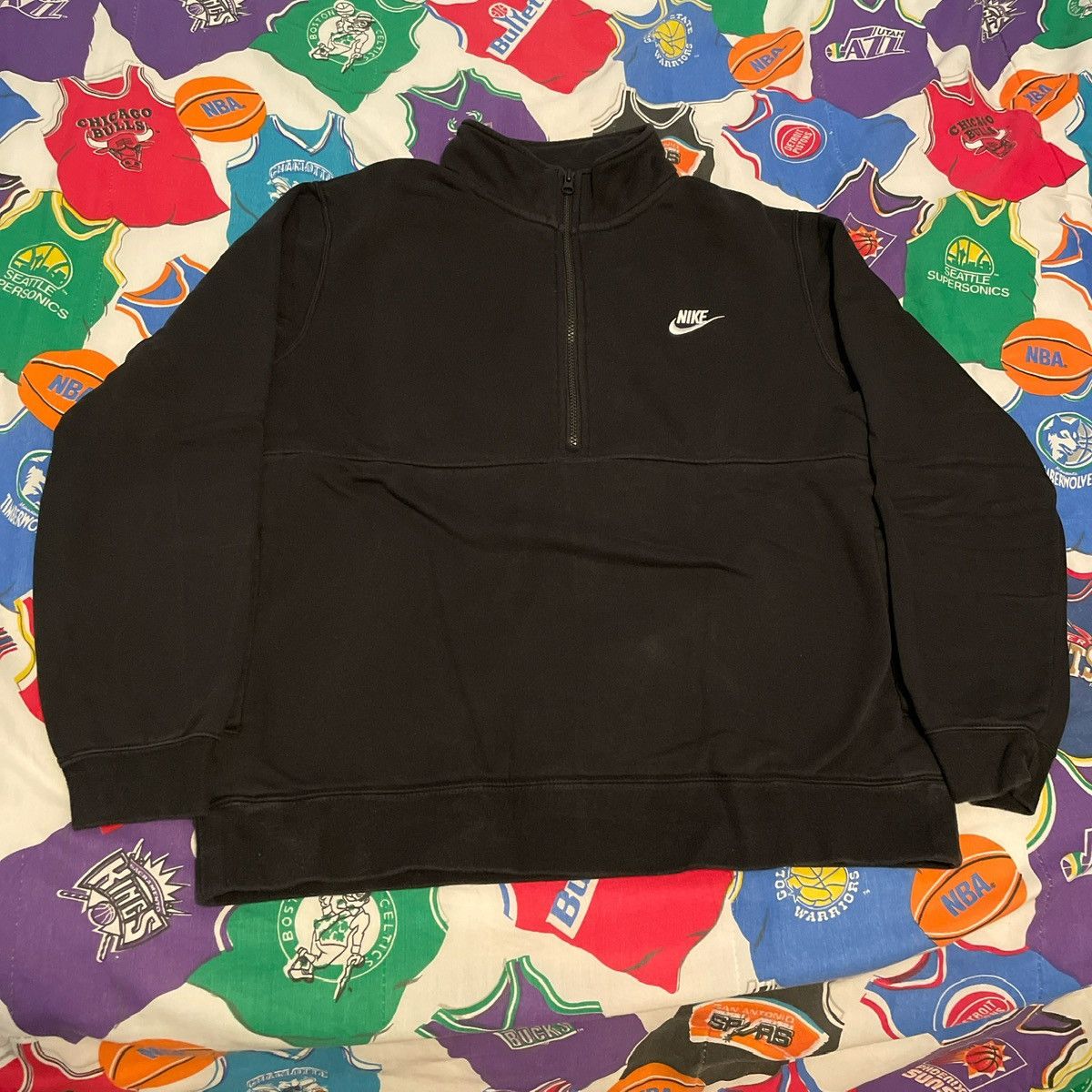 Nike Modern Nike Sportswear Athletic Quarter Zip Mockneck Jacket Size US L / EU 52-54 / 3 - 1 Thumbnail