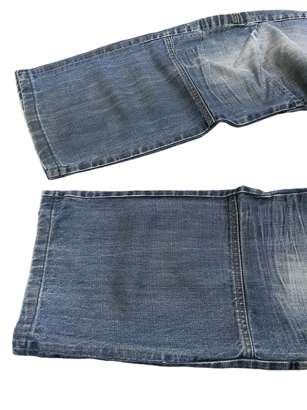 Hysteric Glamour × JNCO × Jack & Jones Vintage Jack & Jones Double Knee Baggy Loose Jeans Size US 34 / EU 50 - 8 Thumbnail