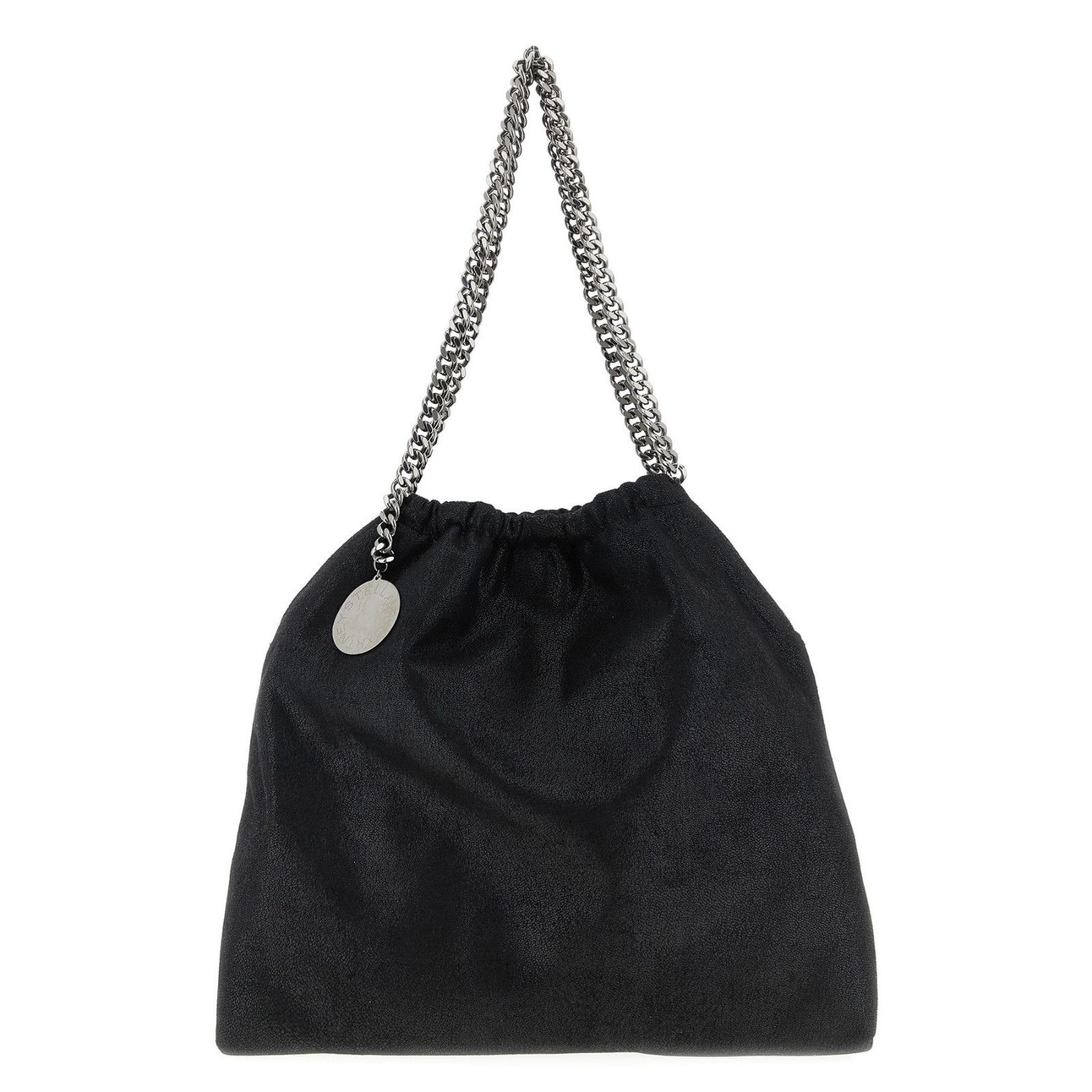 STELLA MCCARTNEY Falabella Drawstring Black Shoulder Bag New