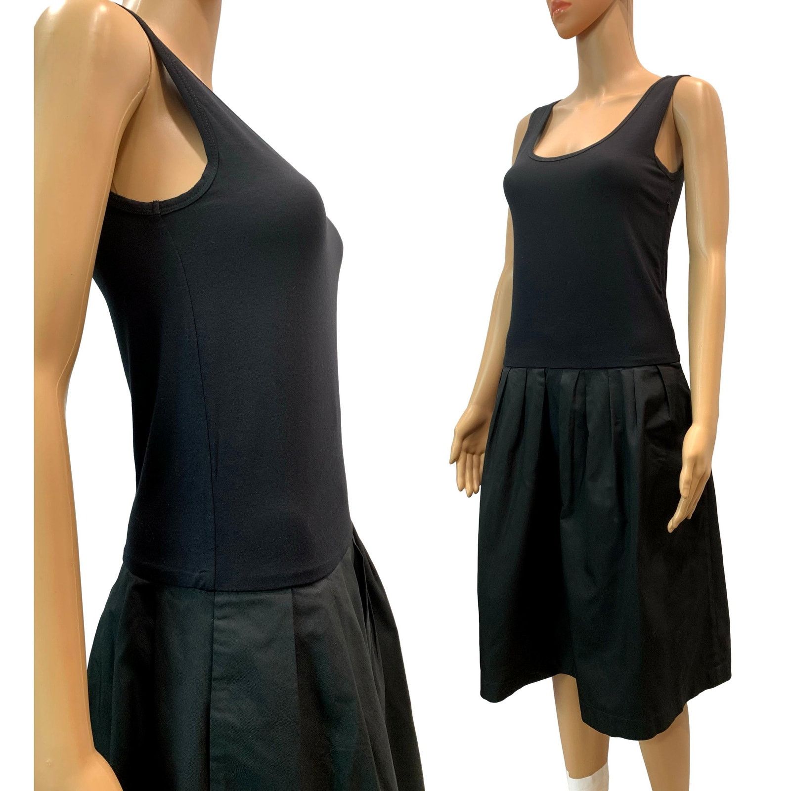 DKNY DKNY Black Tank Dress Chic Minimalist | Small Size S / US 4 / IT 40 - 9 Thumbnail