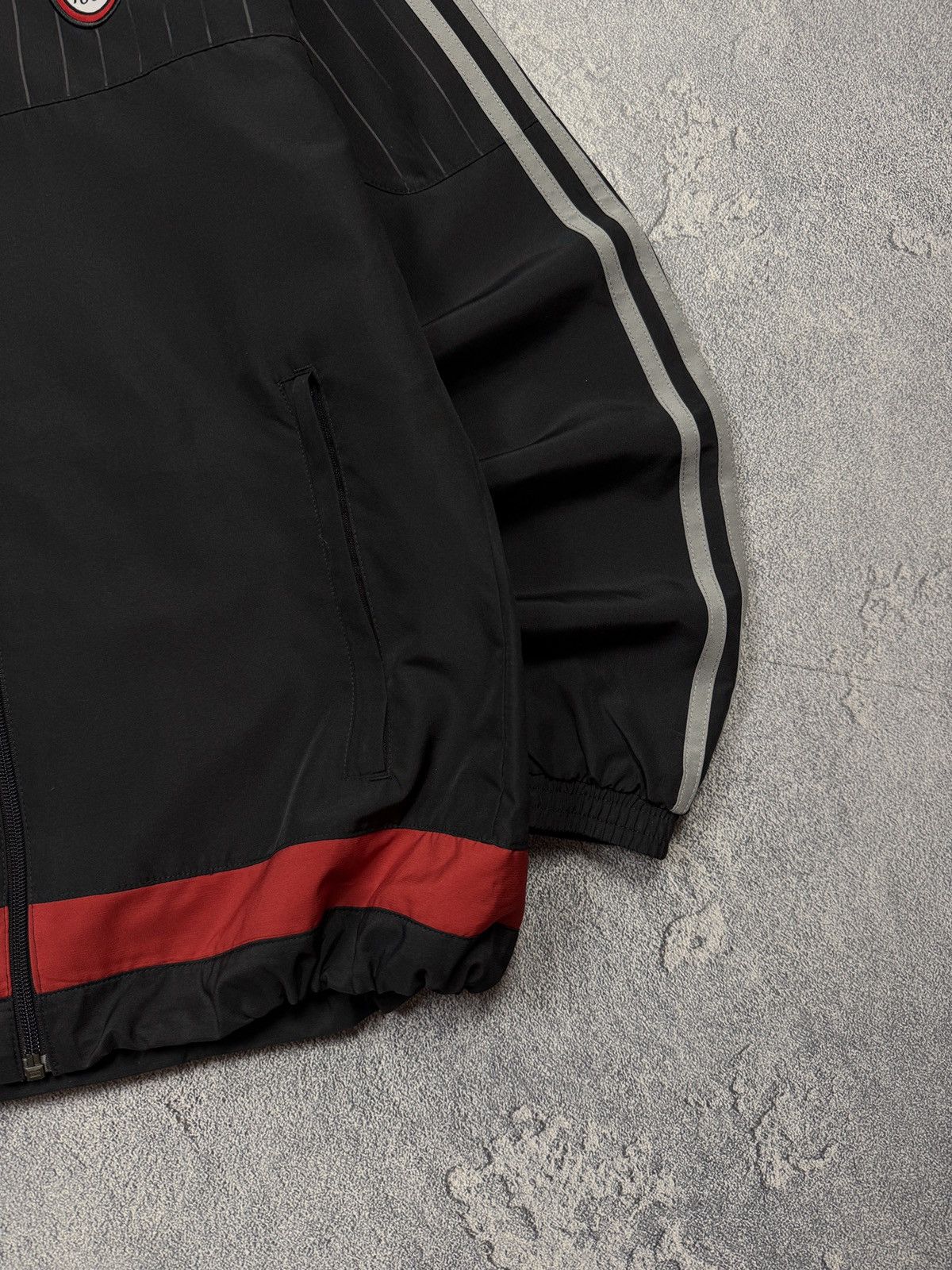Adidas Vintage Light Jacket Adidas AC Milan Size US S / EU 44-46 / 1 - 7 Thumbnail