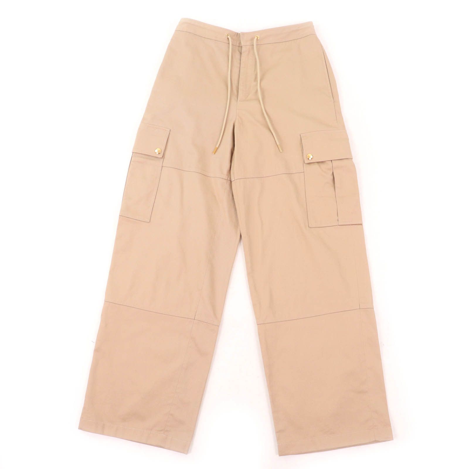 Celine Celine Celine Triomphe High Waist Pants Cotton Pants 2P06A539W DUTY FREE for USA Size ONE SIZE - 1 Thumbnail