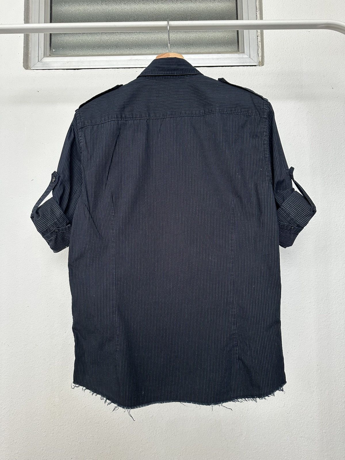 Lounge Lizard 00's - Lounge Lizard pinstripe double pocket shirt Size US M / EU 48-50 / 2 - 10 Thumbnail