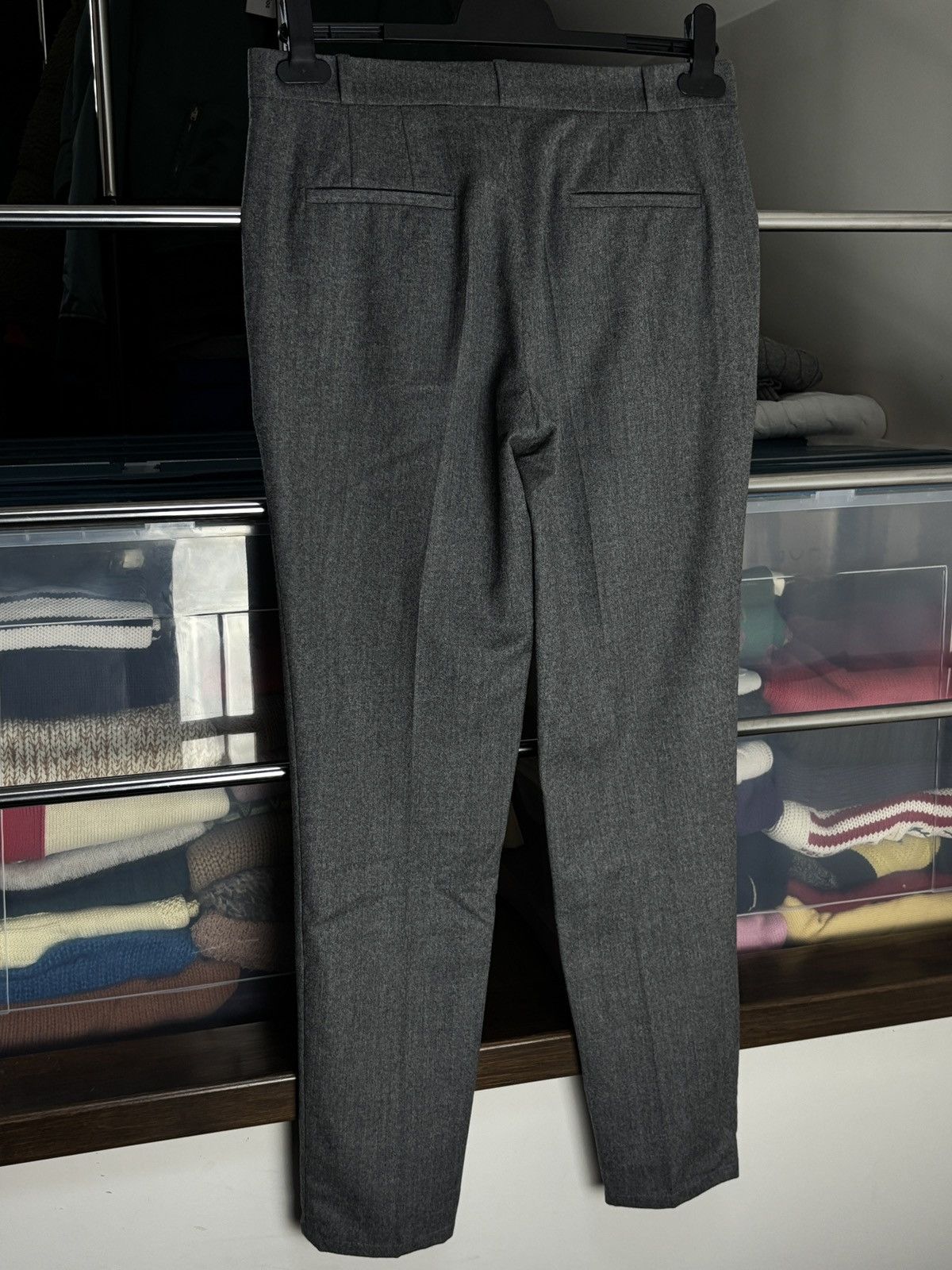 Balenciaga Balenciaga Vintage Wool Chino Pants Size 27" / US 4 / IT 40 - 4 Thumbnail