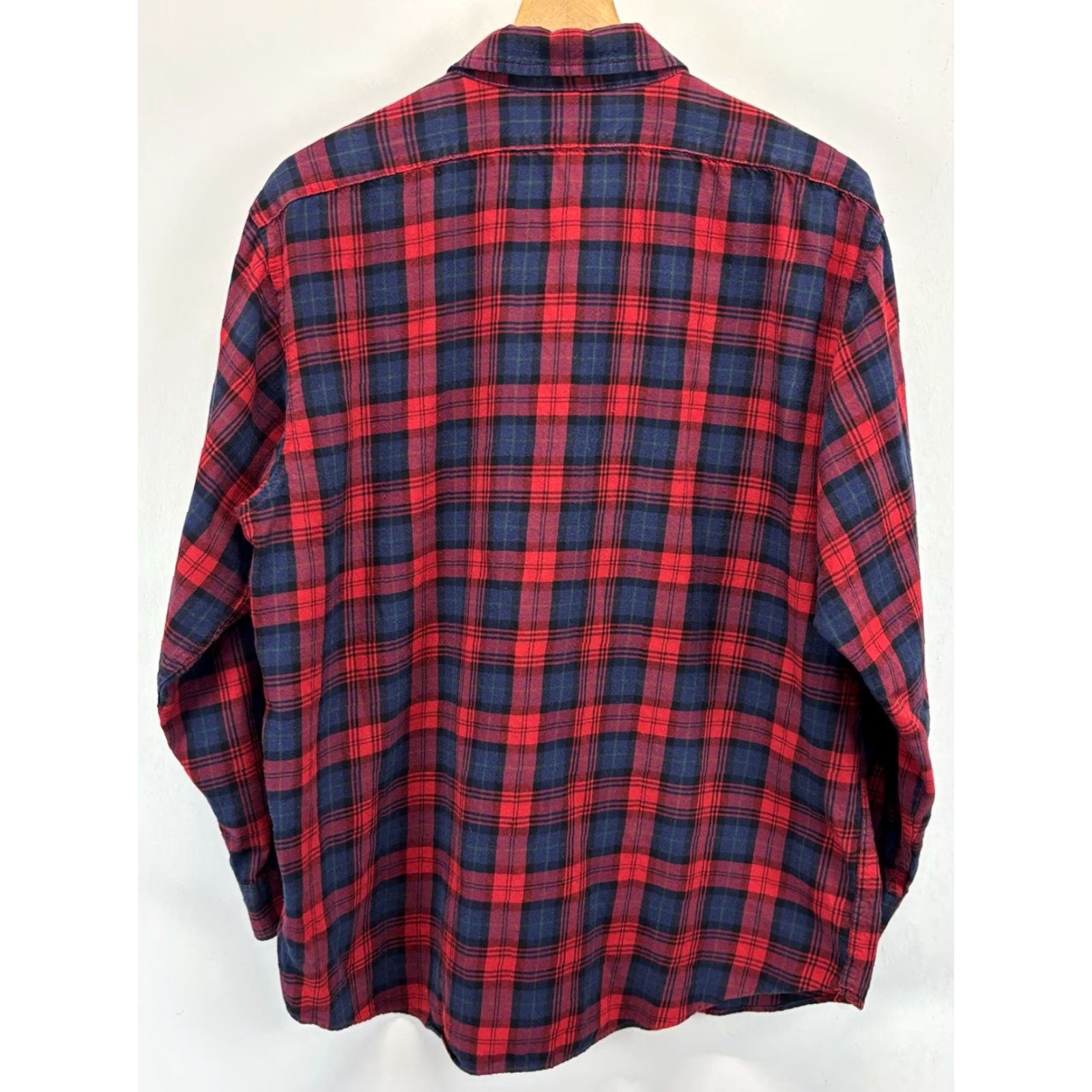 Pendleton VINTAGE Pendleton Wool Blend Flannel Shirt XL Red Tartan Mens Button-Up Long Sleeve Plaid Country Traditionals 90s USA Womens? Size US XL / EU 56 / 4 - 3 Thumbnail
