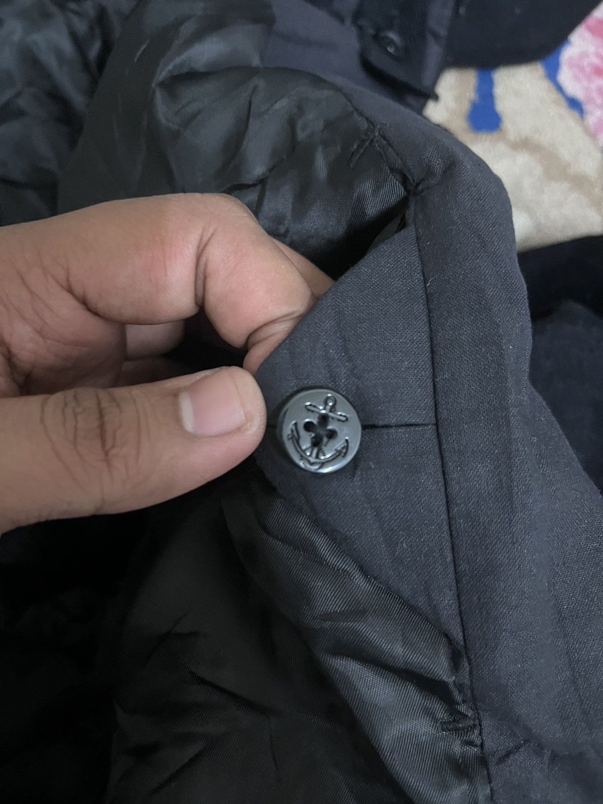 Global Work × Seditionaries × Vintage Vintage Global Work Black Duffle Hoodie Style Jscket Size US L / EU 52-54 / 3 - 9 Thumbnail