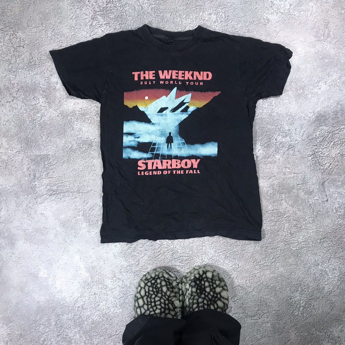 Vintage Vintage Y2K The Weeknd Starboy Graphic Tee Grunge Slim S Size US S / EU 44-46 / 1 - 1 Thumbnail