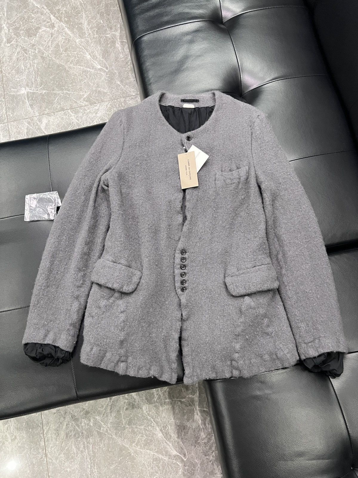 Comme des Garcons Homme Plus Comme des Garçons Homme Plus FW22 Runway Felted Pleated Butt Size 42L - 1 Thumbnail