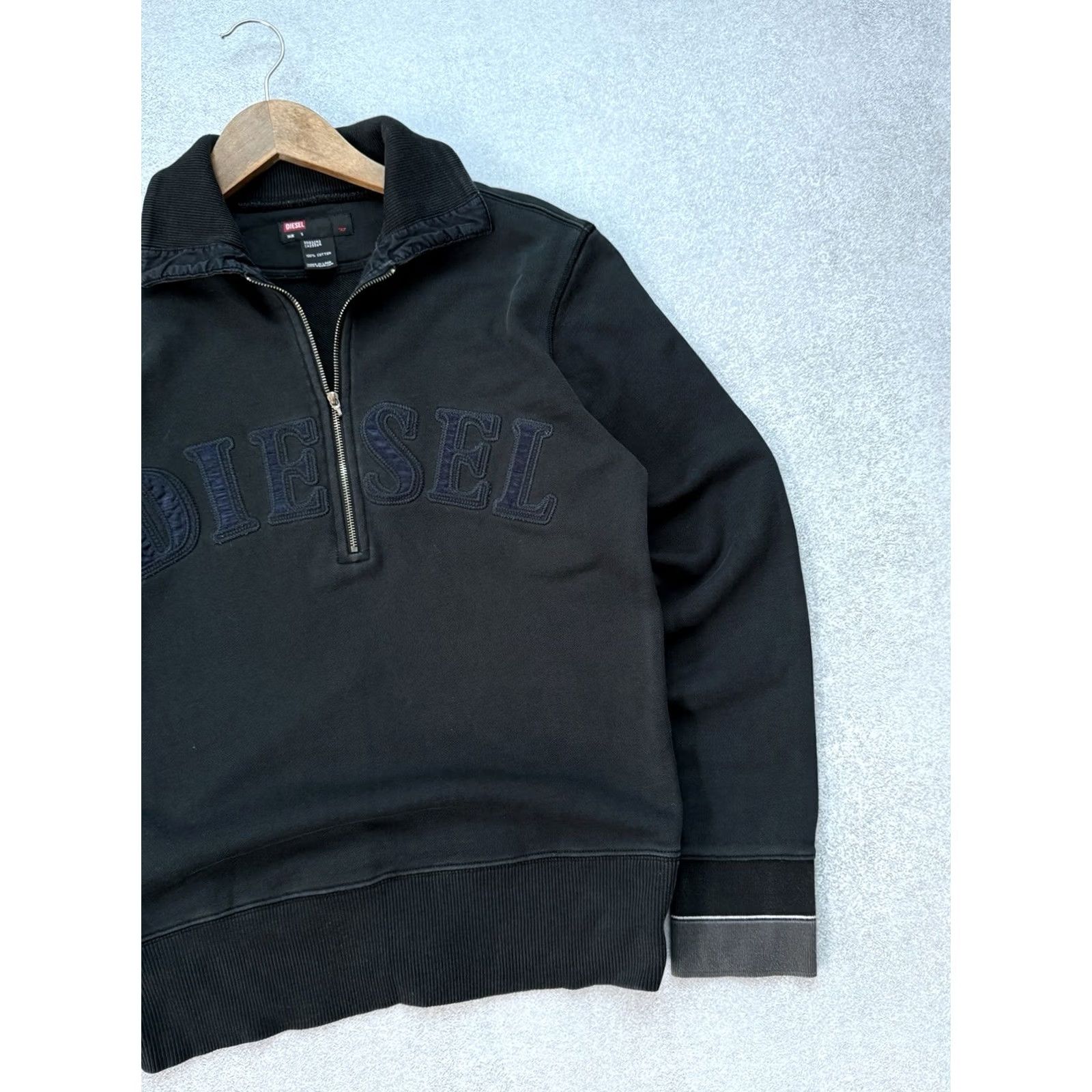 Diesel VINTAGE Diesel Pullover Sweatshirt Zip Big Logo Y2K Dark Green Men’s Size S Size US S / EU 44-46 / 1 - 4 Thumbnail
