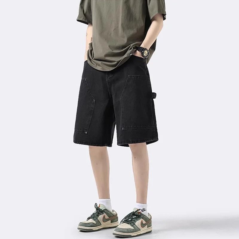 Japanese Brand Vintage Double Thigh Work Jorts Shorts Jeans | Grailed