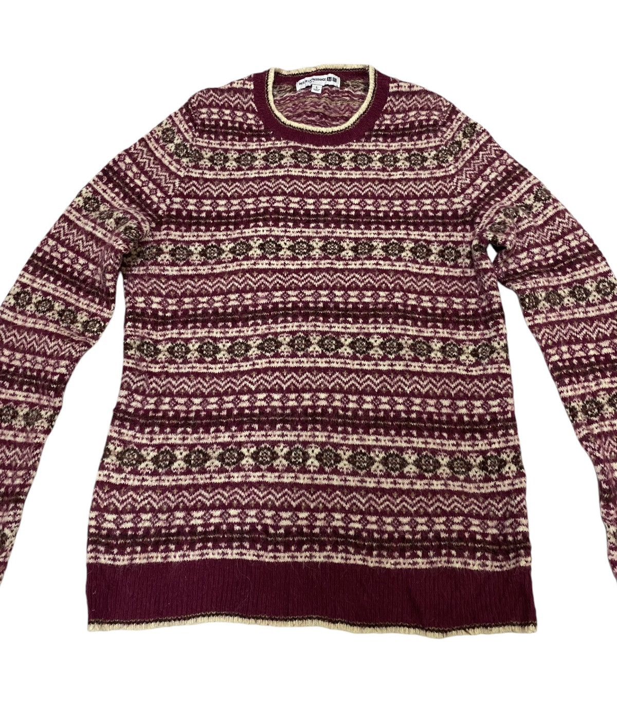 Aran Isles Knitwear × Designer × Uniqlo INES DE LA FRESSANGE X Uniqlo Crewneck Knit (C4) Size US L / EU 52-54 / 3 - 2 Thumbnail