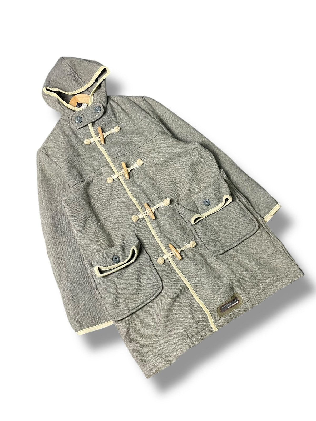 Diesel × Vintage Diesel Sub Zero Long Wool Duffle Jacket (70) Size US S / EU 44-46 / 1 - 4 Thumbnail