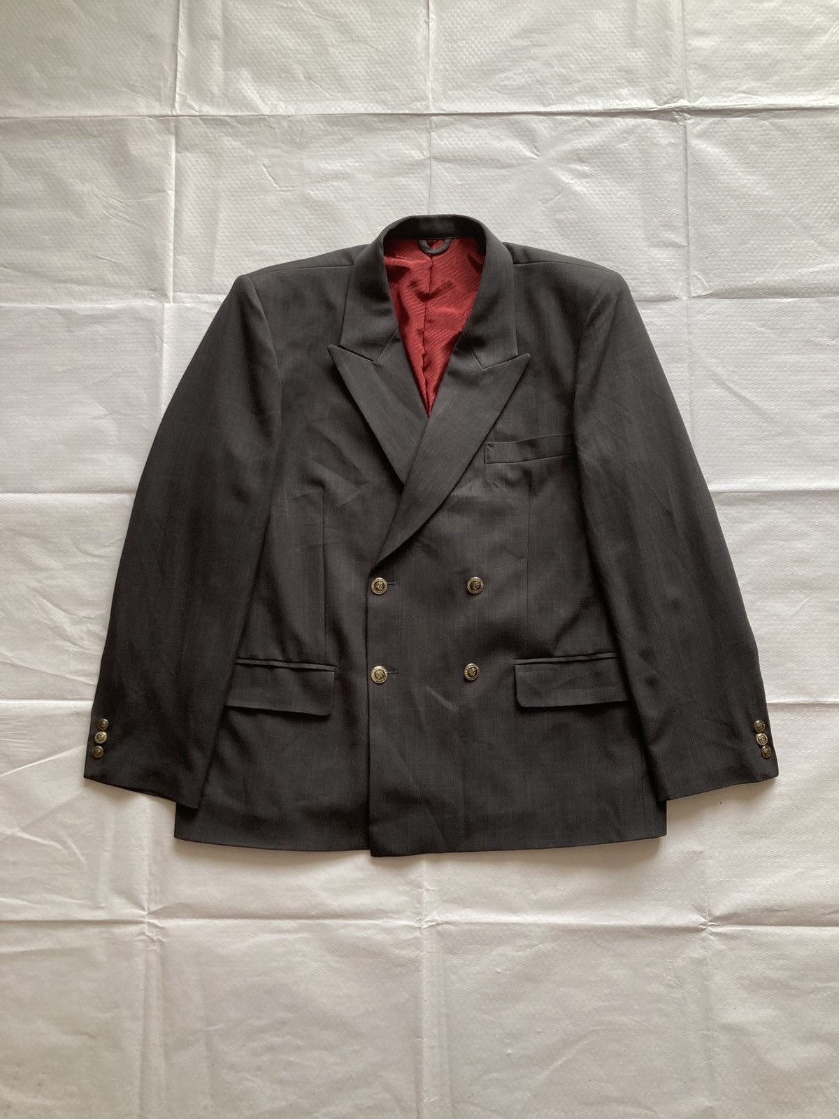 Versace Vintage Versace double-breasted jacket Size 44L - 1 Thumbnail