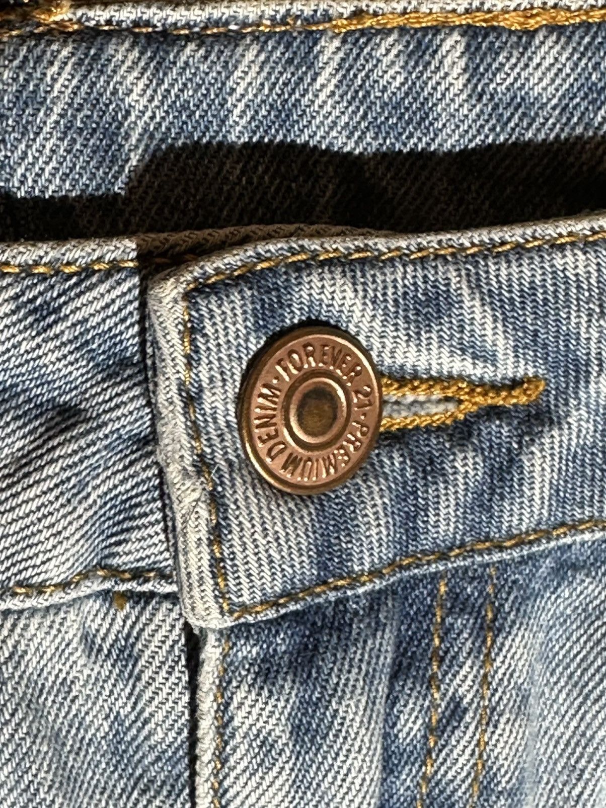 Forever 21 Alien Embroidered Blue Jeans with Patches By Forever 21 Size 34" / US 12 / IT 48 - 7 Thumbnail