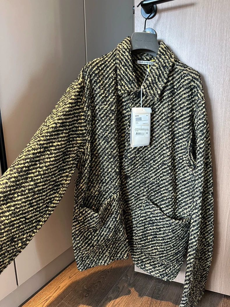 Our Legacy Our Legacy size50 Brown twill wool shirt jacket Size US S / EU 44-46 / 1 - 1 Thumbnail