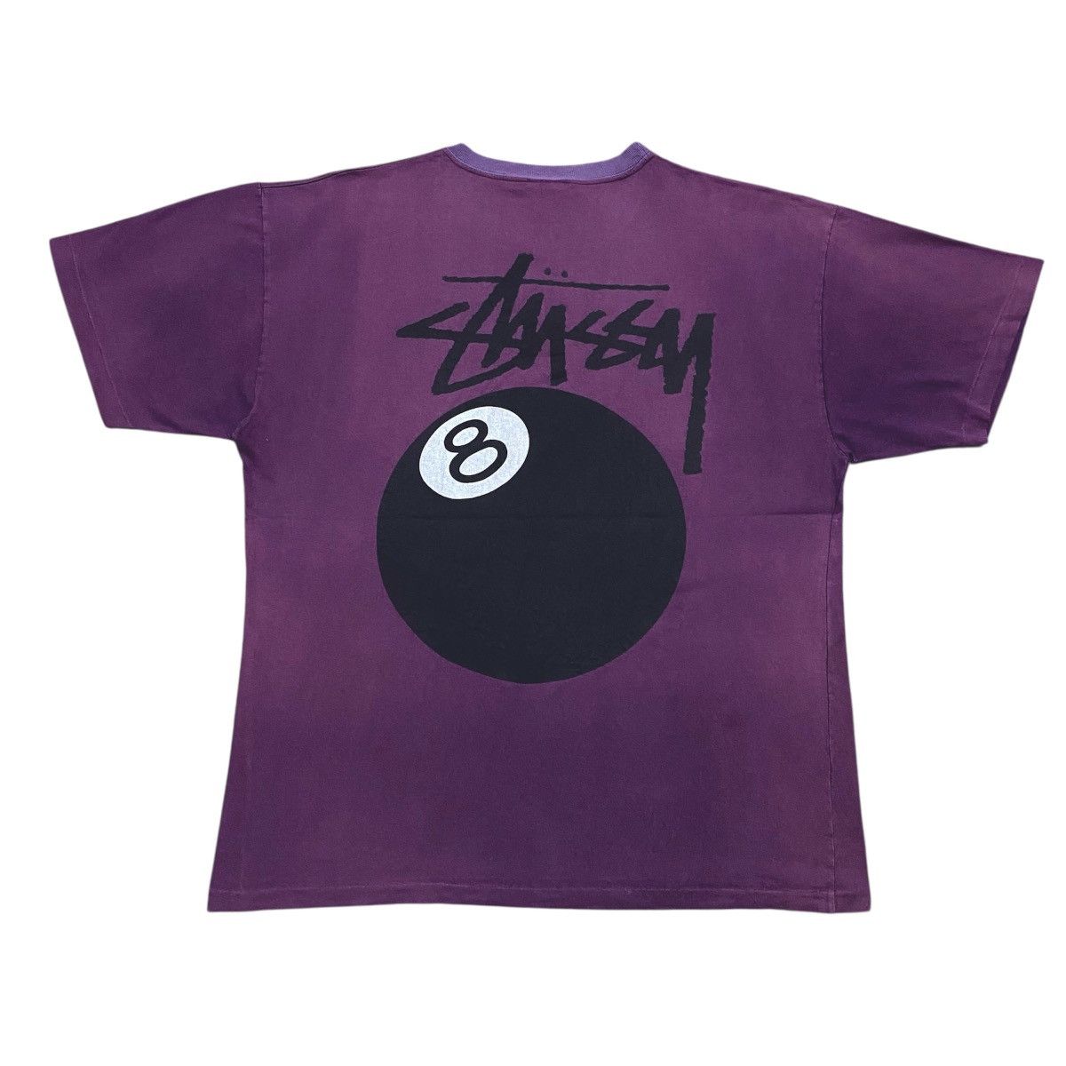 Stussy Rare‼️🔥Vintage Stüssy 8 Ball Pigment Dyed T-shirt Size US M / EU 48-50 / 2 - 1 Thumbnail