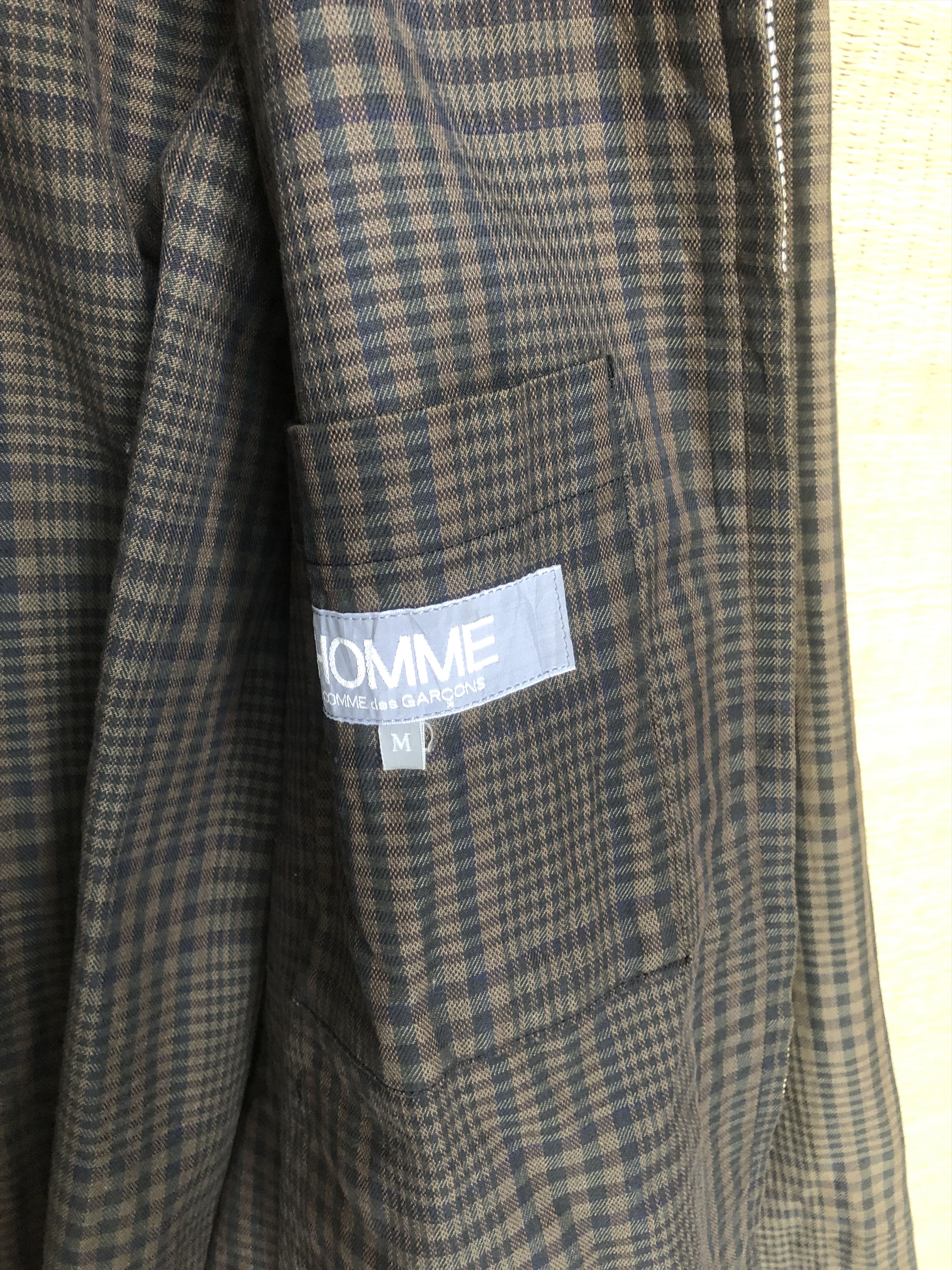 Comme des Garcons Homme rare '80s tartan jacket Size US M / EU 48-50 / 2 - 5 Thumbnail